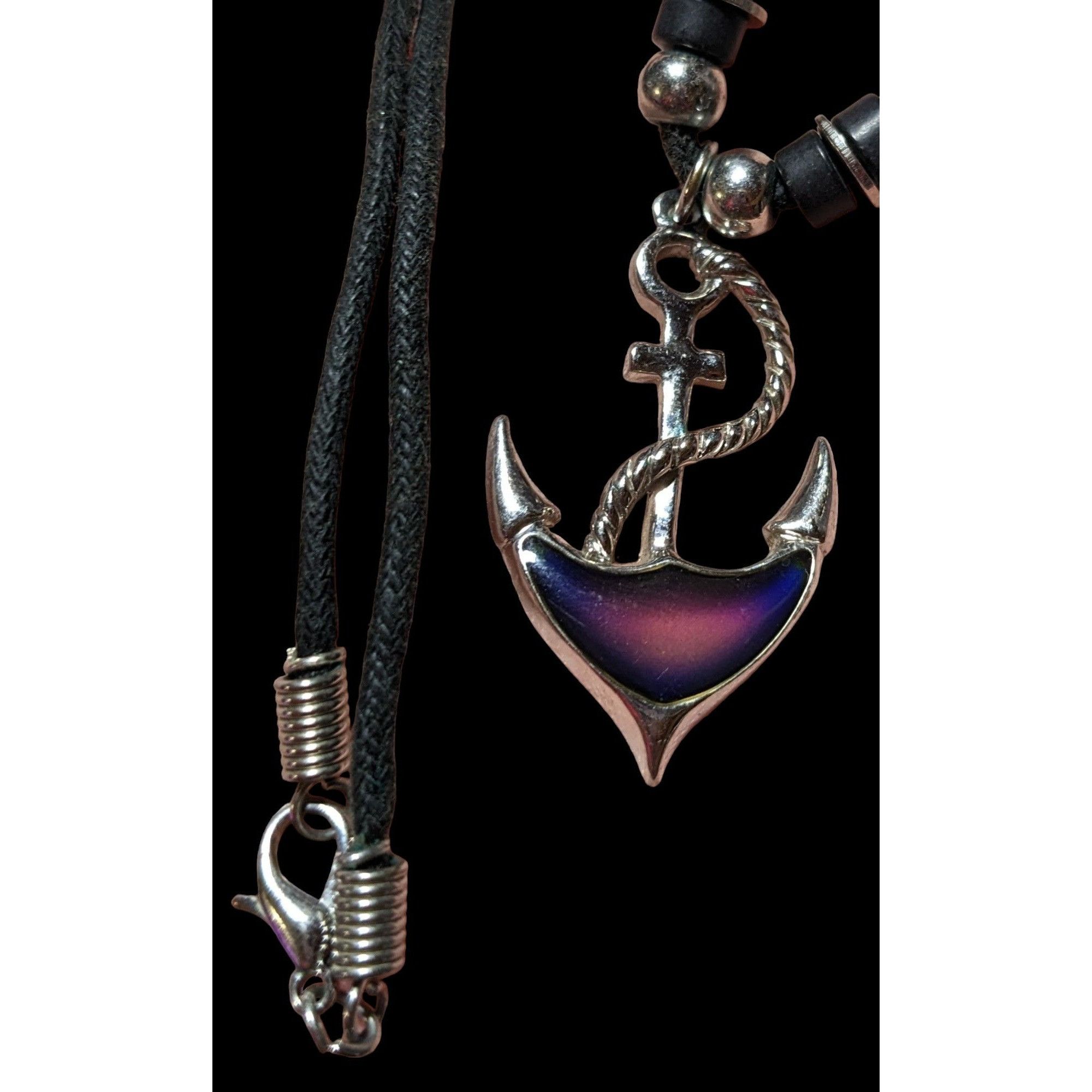 Other Retro Color Changing Mood Anchor Pendant Necklace Size ONE SIZE - 1 Thumbnail