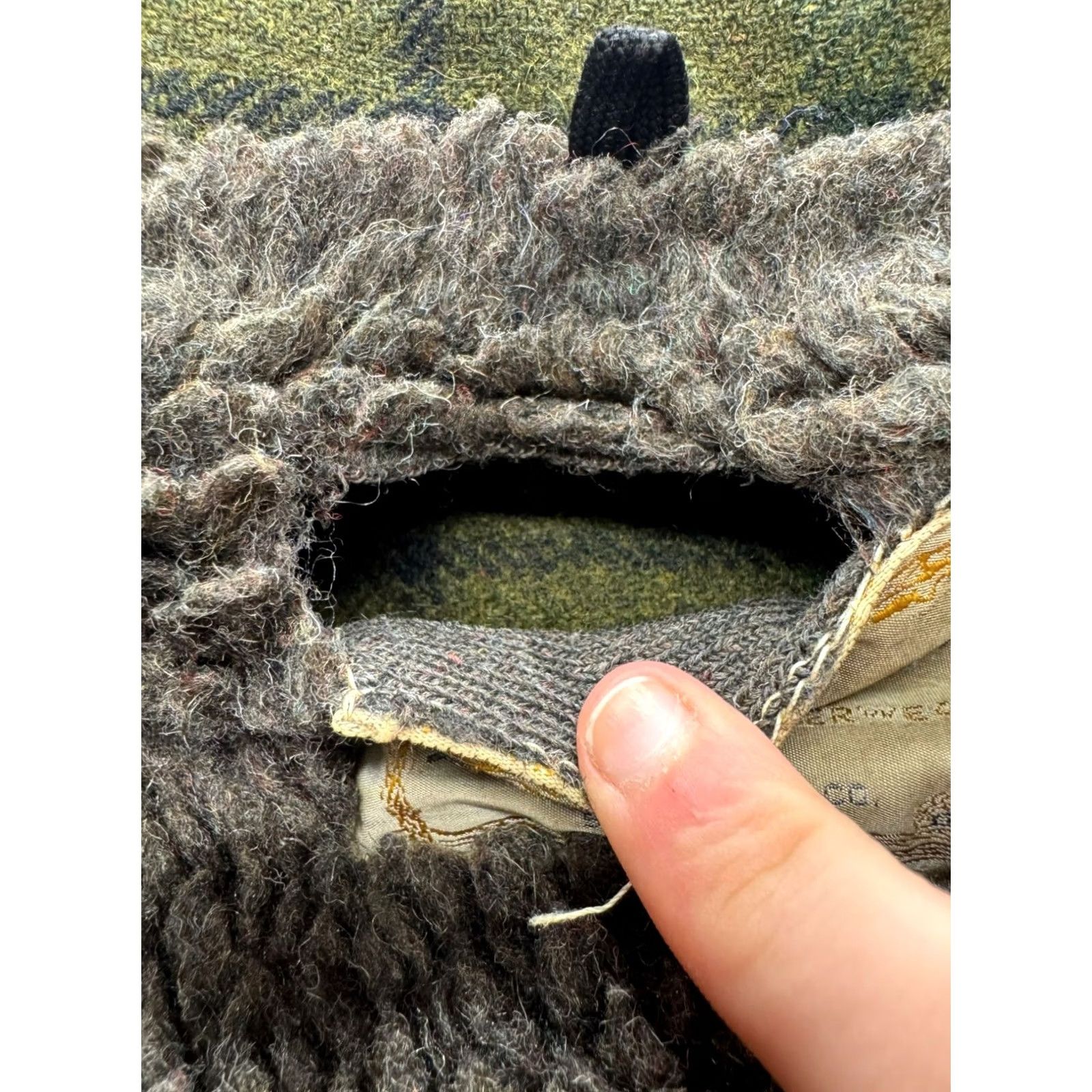 Vintage VINTAGE Land ’n’ Lakes Wool Jacket Mens Large Green Bomber Jacket Size US L / EU 52-54 / 3 - 3 Thumbnail