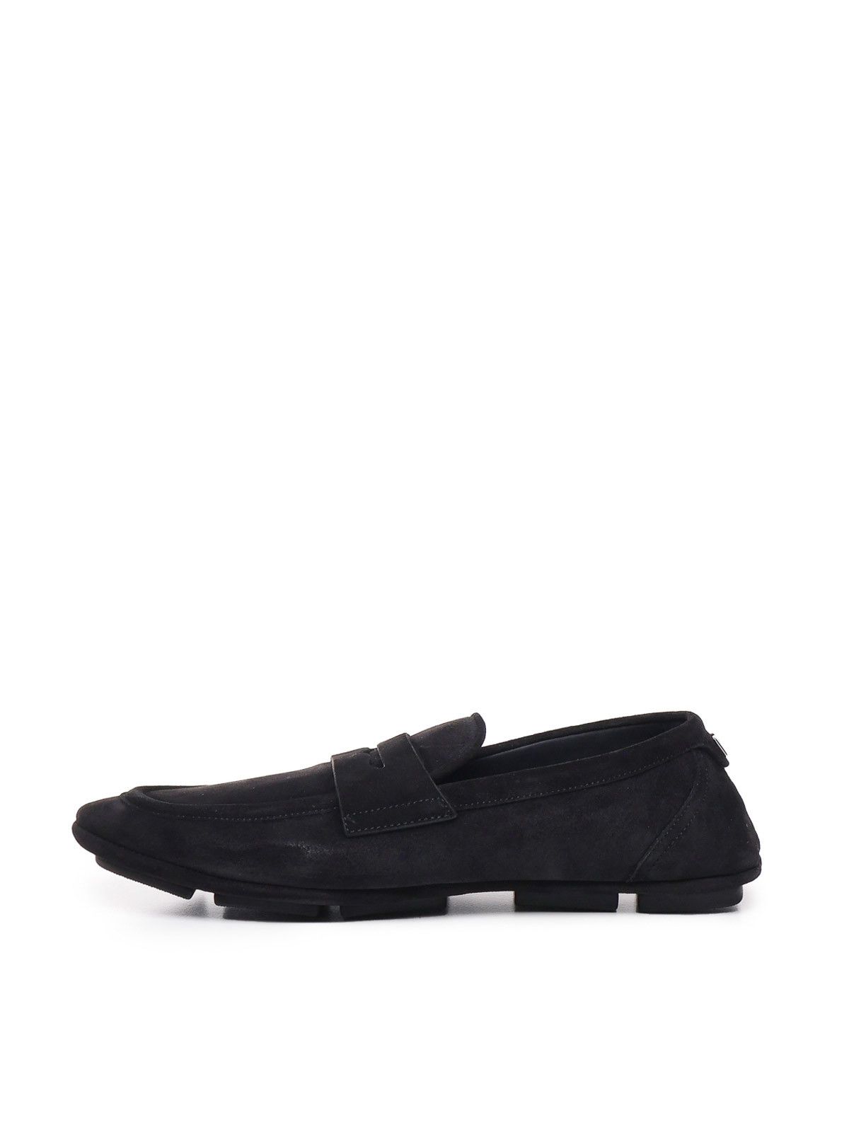 Dolce & Gabbana o1y0125 Suede Logo Loafers in Black Size US 8 / EU 41 - 2 Thumbnail
