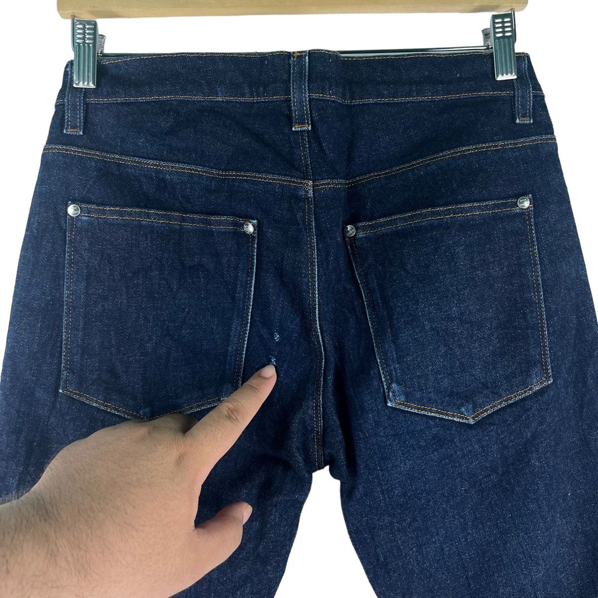 Acne Studios 🔥Rich Blue Straight Cut Denim Acne Studio Made in Italy Size US 30 / EU 46 - 7 Thumbnail