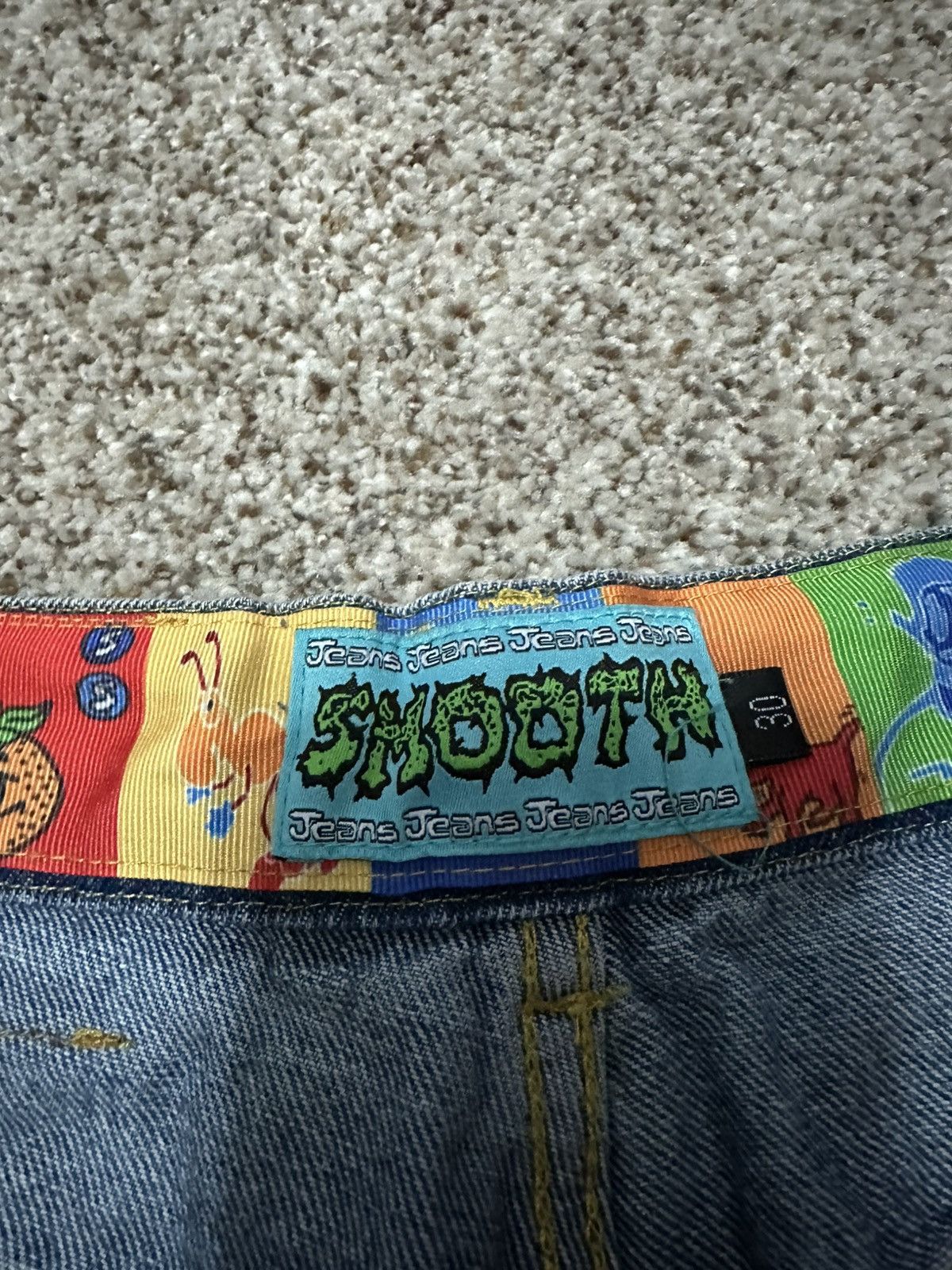 Other Smooth18 Orange Embroidered Denim Jeans Size US 28 / EU 44 - 5 Thumbnail