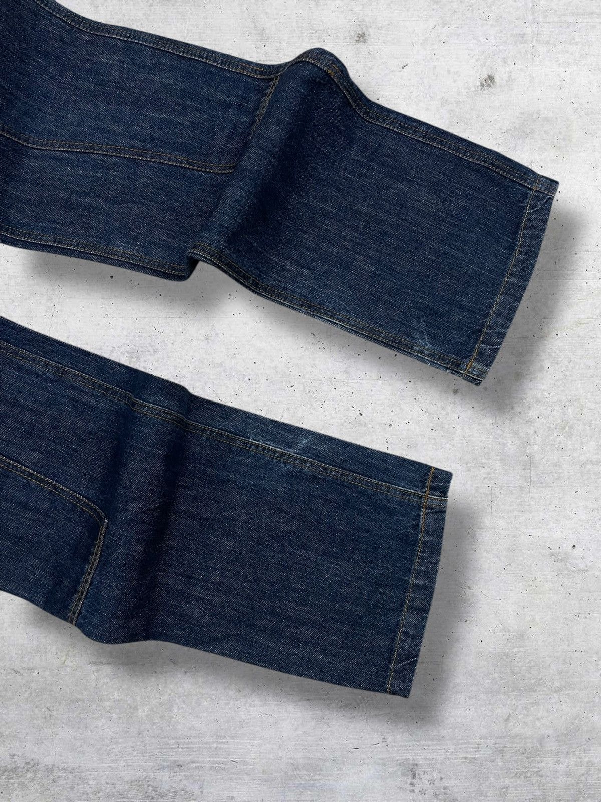 Japanese Brand VINTAGE HANJIRO HARAJUKU JAPAN DESIGNER DOUBLE KNEE DENIM Size US 32 / EU 48 - 5 Thumbnail