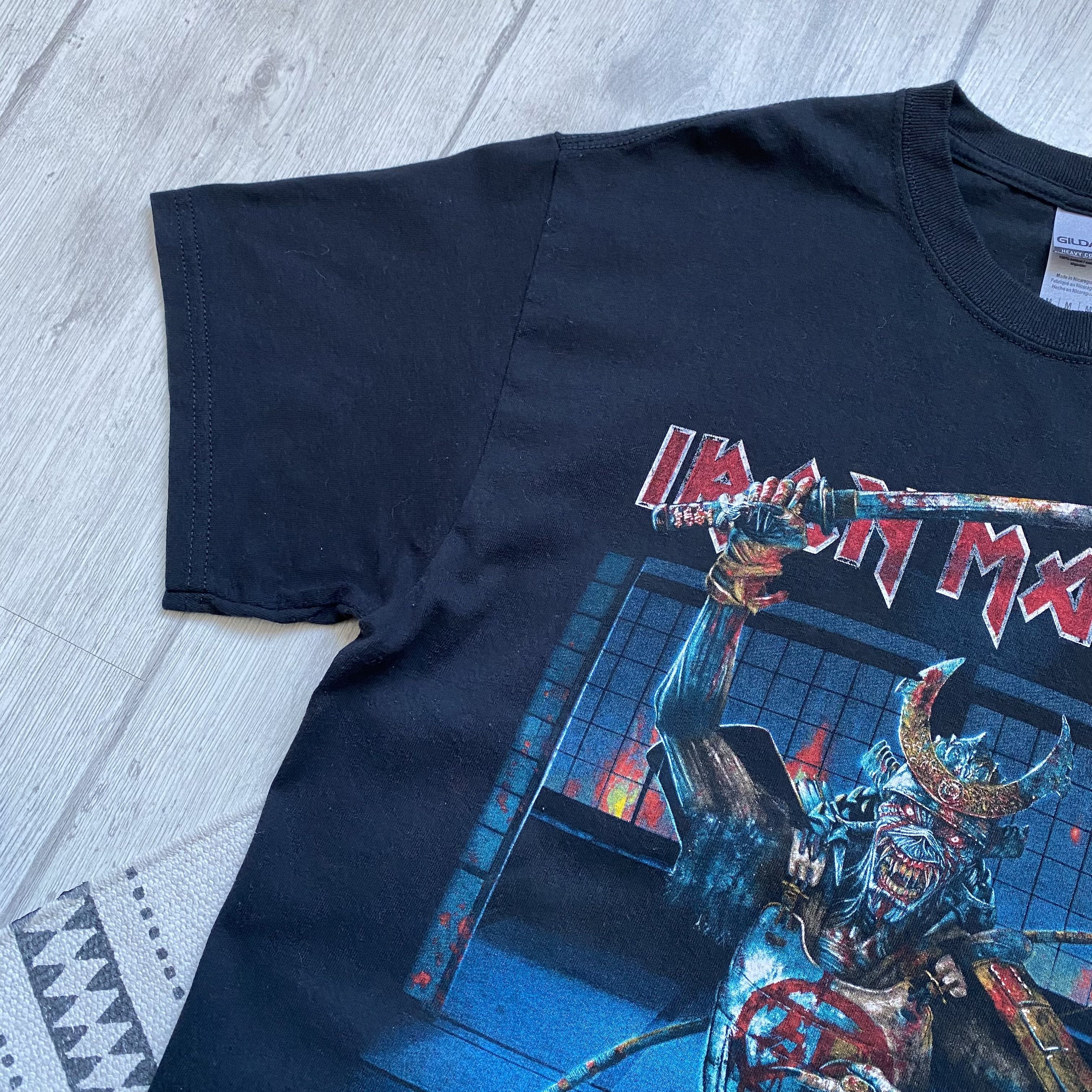 Band Tees 🎸 Rare Rock Band Iron Maiden tee ninja print Y2K samurai Size US M / EU 48-50 / 2 - 5 Thumbnail