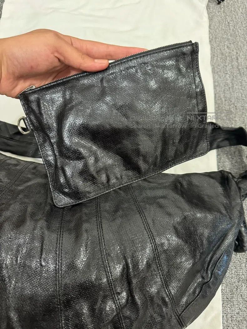 Lemaire LEMAIRE Black coated bag i Size ONE SIZE - 6 Thumbnail