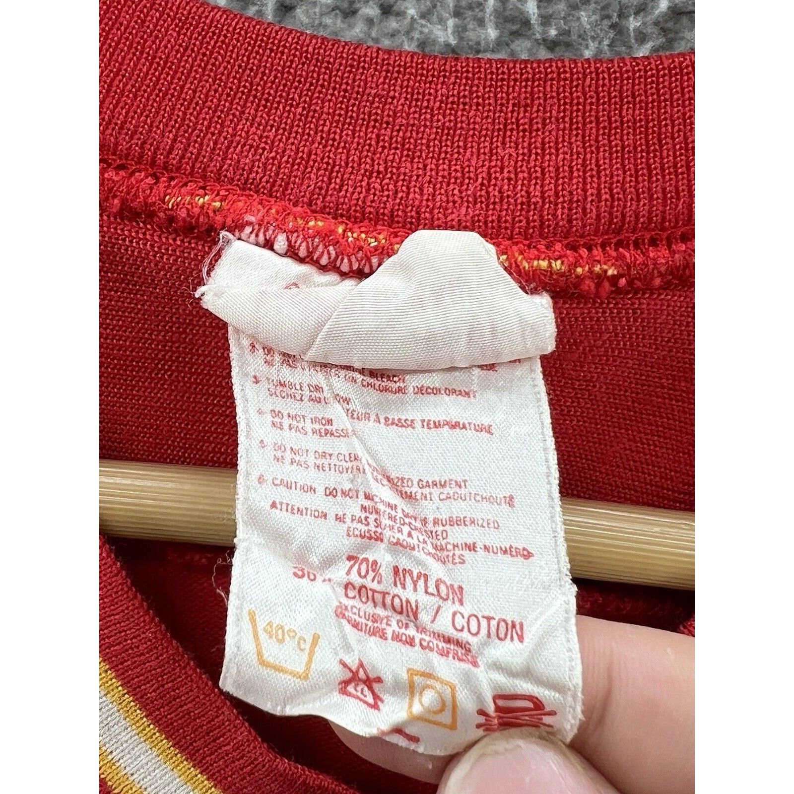 Other SK Sandow Calgary Hockey Jersey Red Yellow White Size Small Size US S / EU 44-46 / 1 - 4 Thumbnail