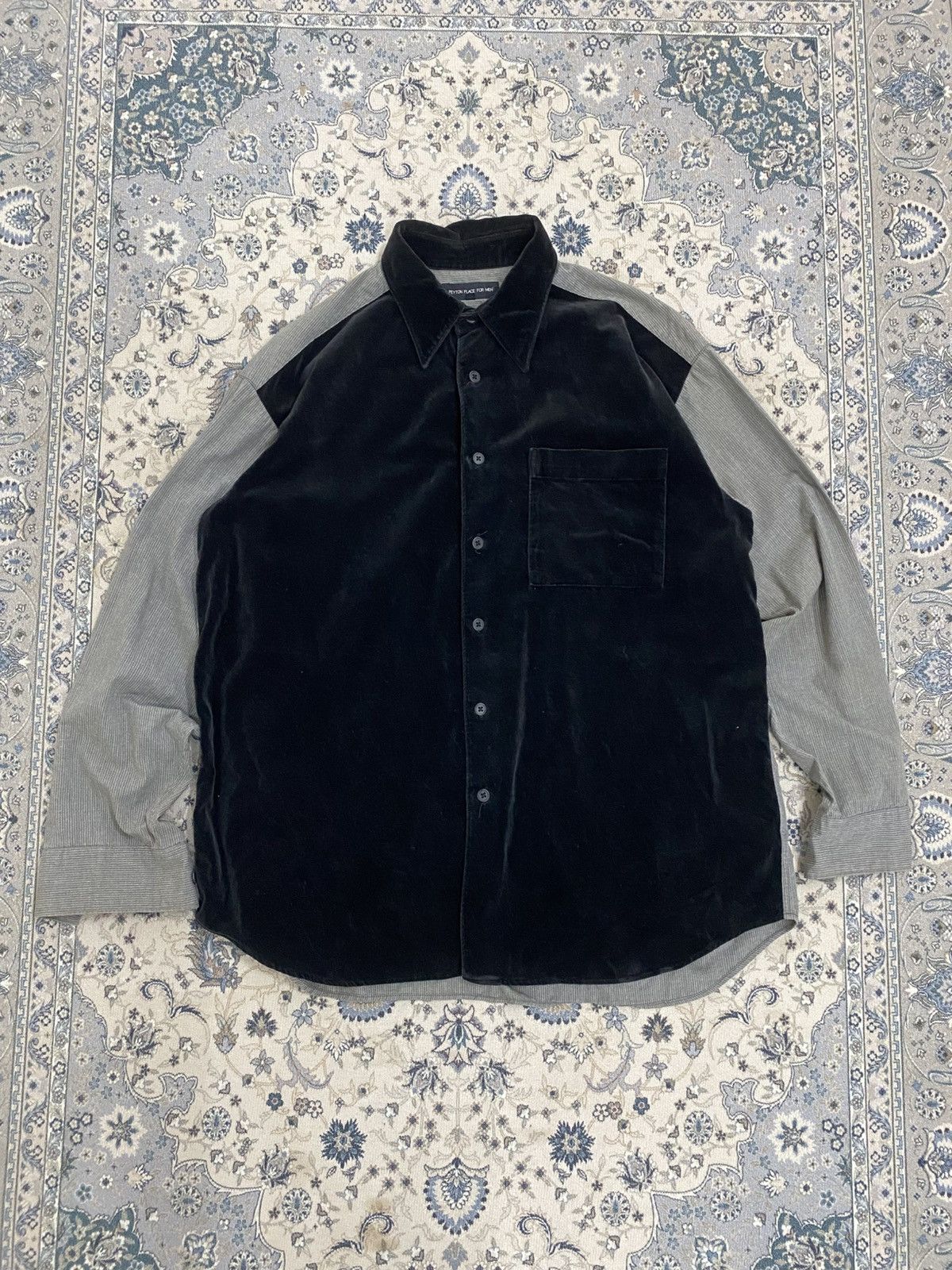 PPFM VINTAGE PPFM VELVET LONGSLEEVE SHIRT PUNK GRUNGE LGB Size US XL / EU 56 / 4 - 1 Thumbnail