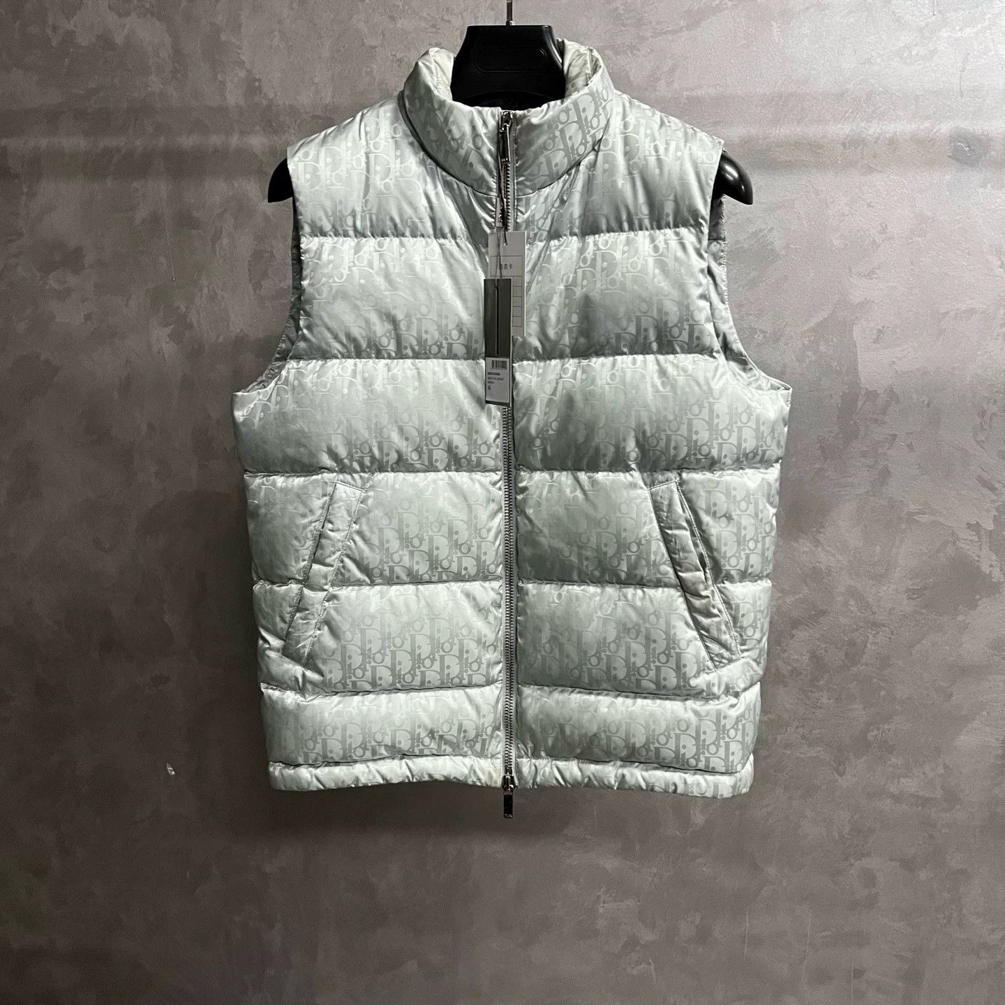 Dior Dior Silver Logo Stand Collar Vest Size US S / EU 44-46 / 1 - 1 Thumbnail