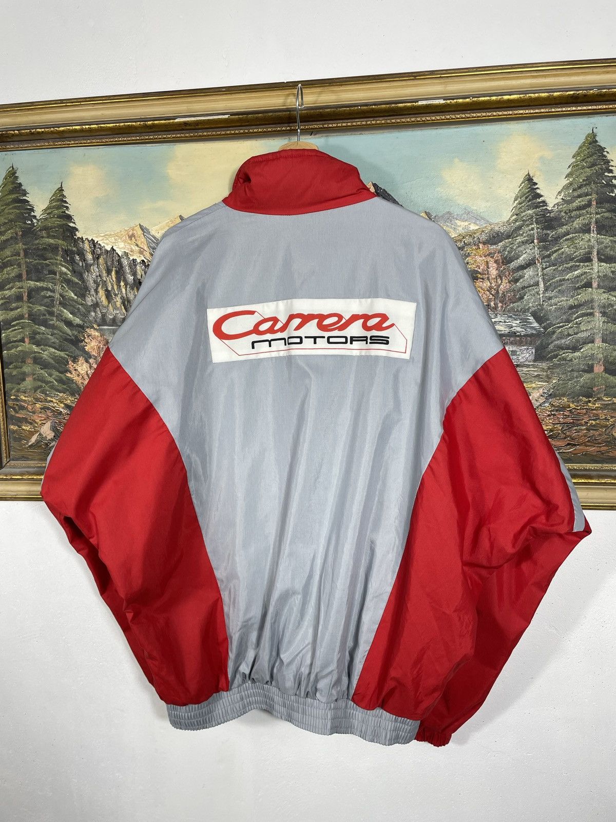 Porsche Design × Vintage Porsche Carrera Vintage Y2k Bomber Jacket Motor NascarRacing Size US XL / EU 56 / 4 - 8 Thumbnail