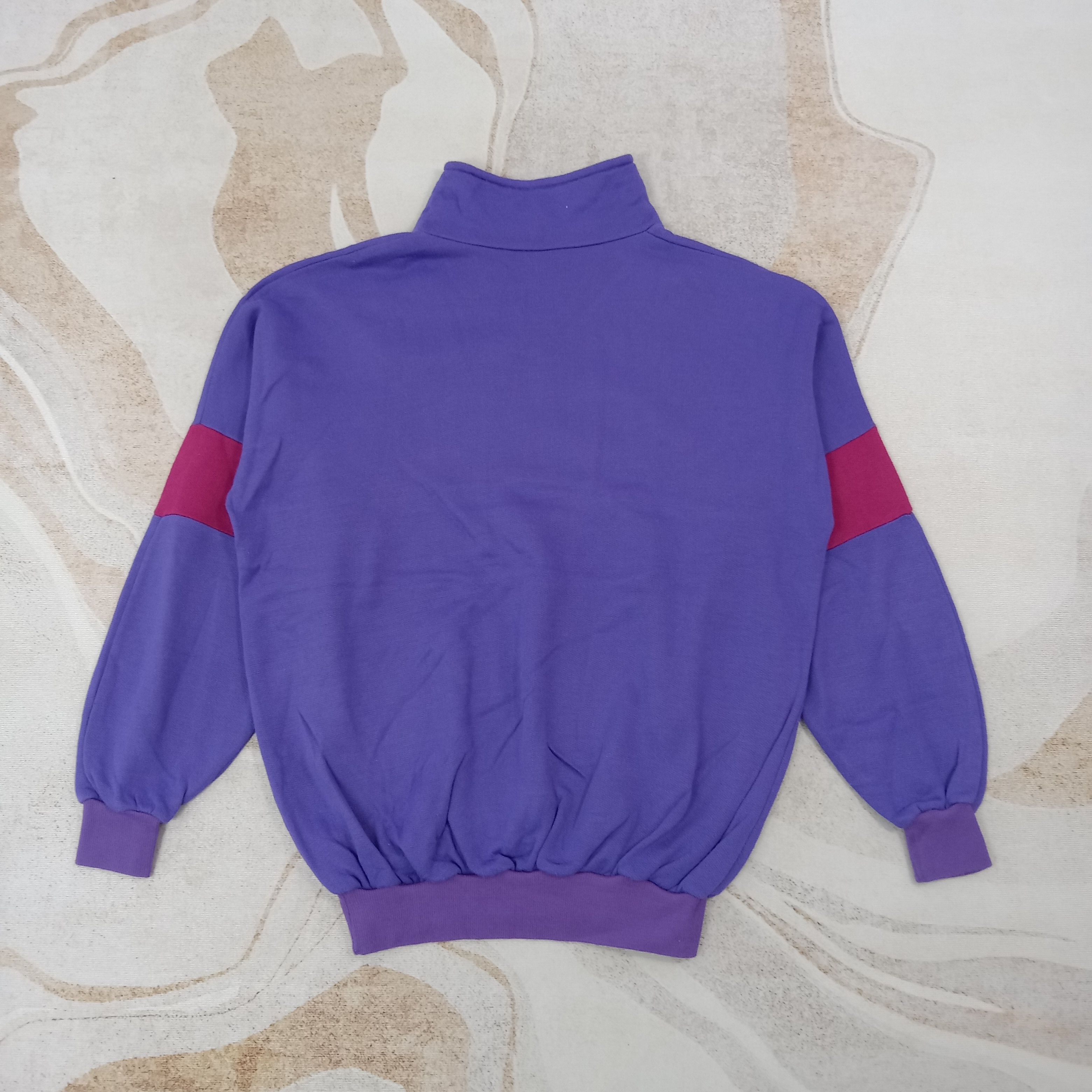 Vintage 90's Blue Ocean Collared Sweatshirt Size US L / EU 52-54 / 3 - 5 Thumbnail