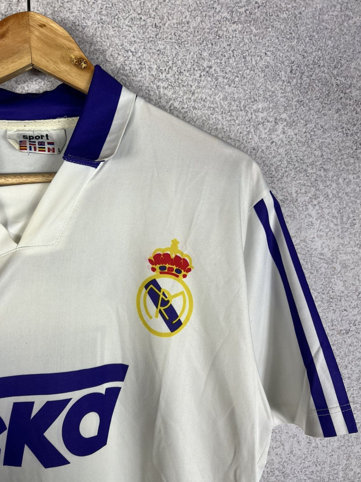 Vintage Vintage Real Madrid Raul #7 Soccer Jersey Football Shirt Size US L / EU 52-54 / 3 - 10 Thumbnail