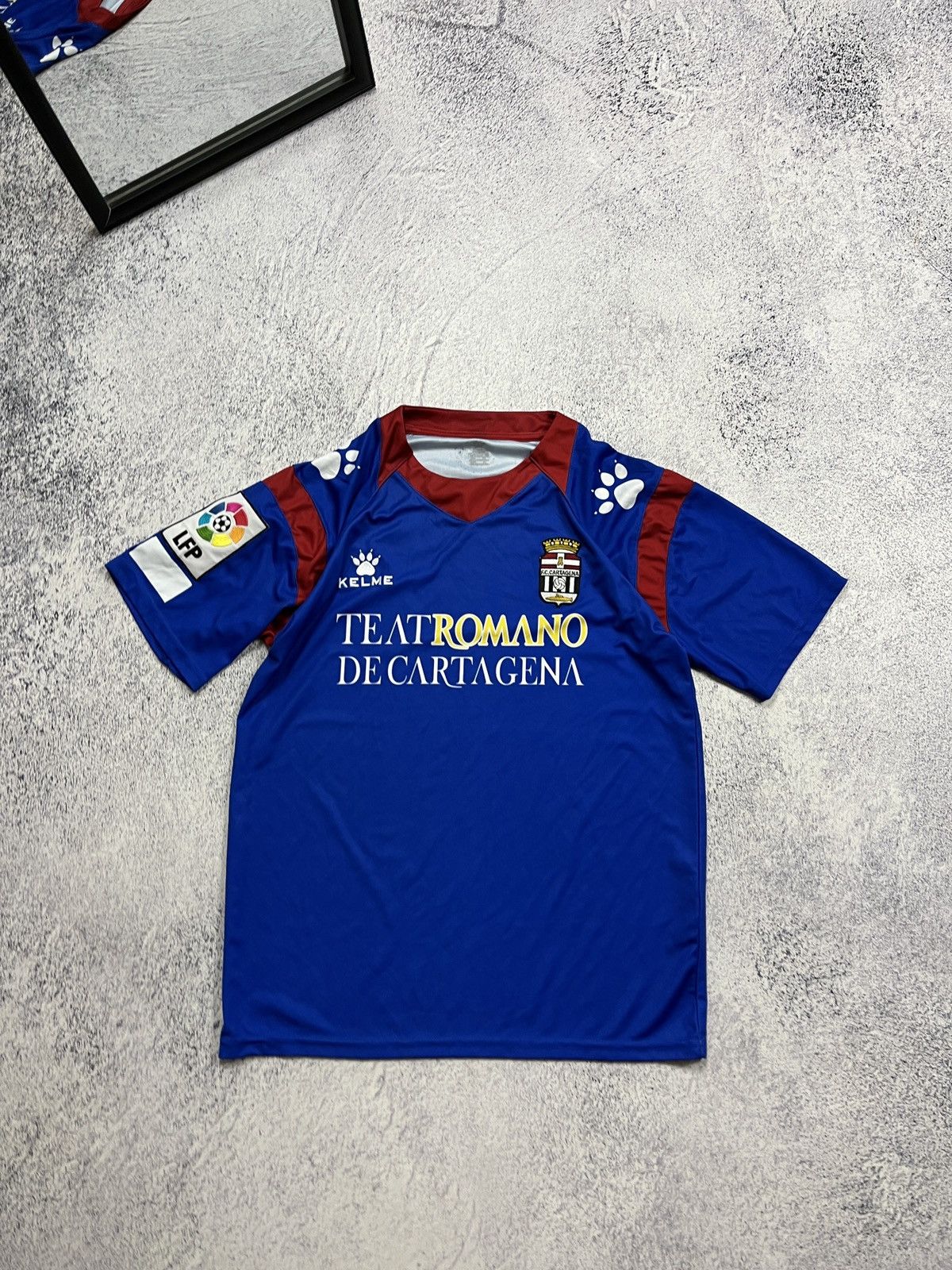 Vintage Kelme F.C Cartagena 2011 Home Soccer Jersey Football
