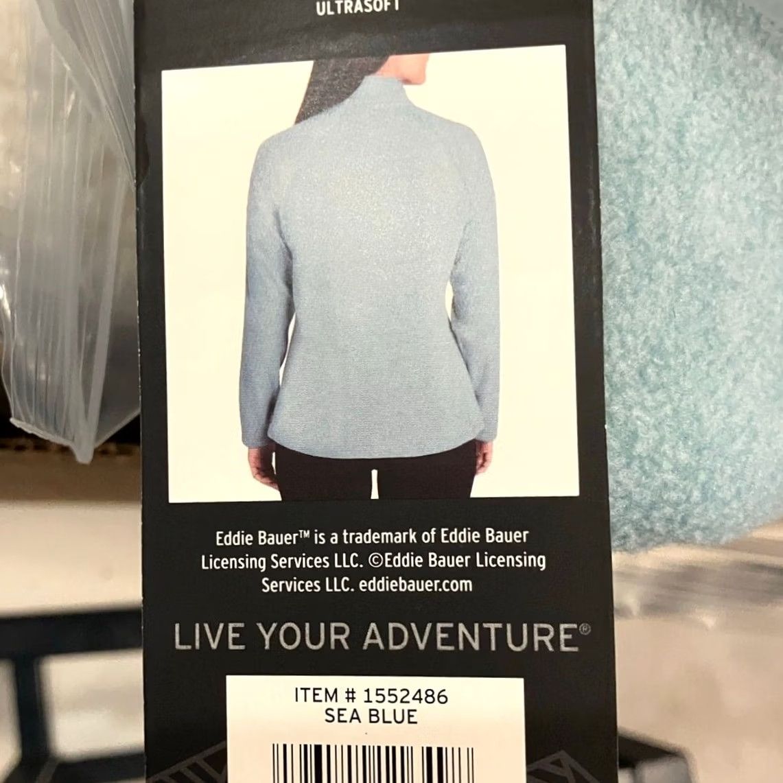 Eddie Bauer Eddie Bauer Womens Sweater Sea Blue Pullover Fleece 1/4 Zip Long Sleeve Large Size L / US 10 / IT 46 - 7 Thumbnail