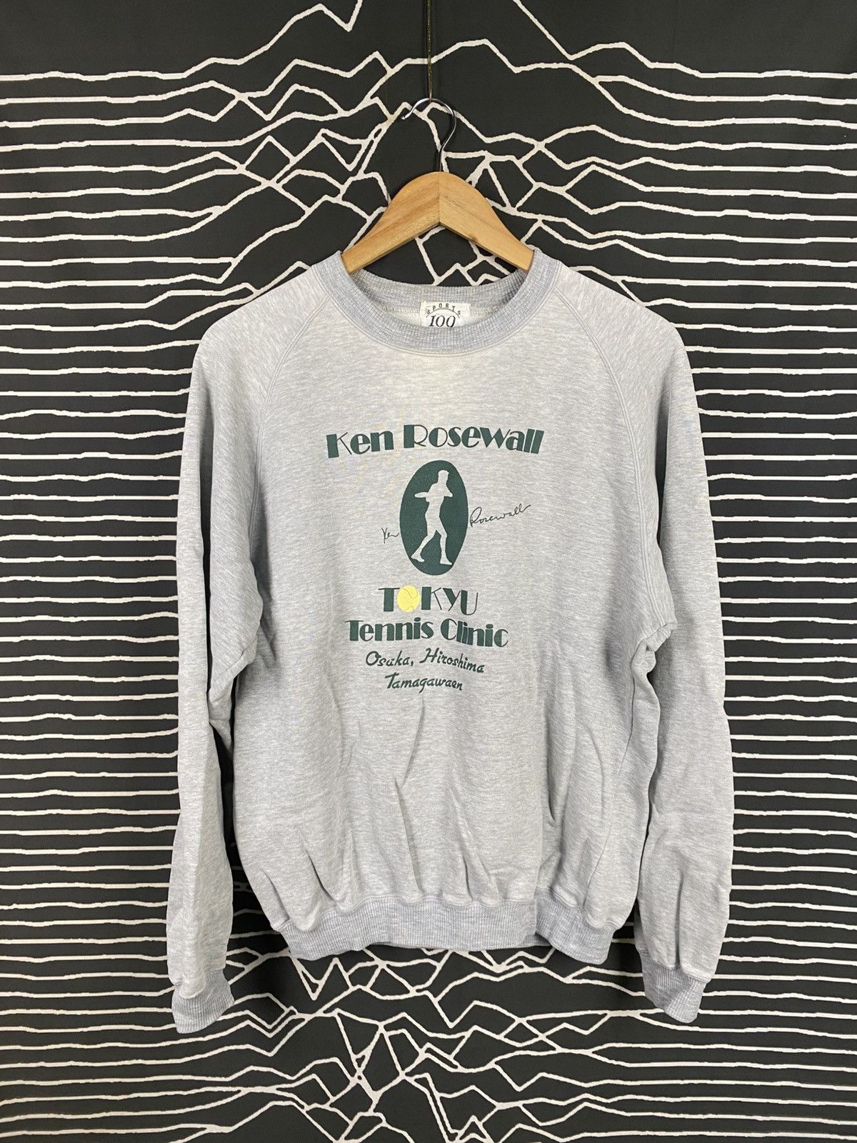 Gear for Sports Vintage 90s Ken Rosewall Tennis Clinic Sweatshirt Size US M / EU 48-50 / 2 - 1 Thumbnail