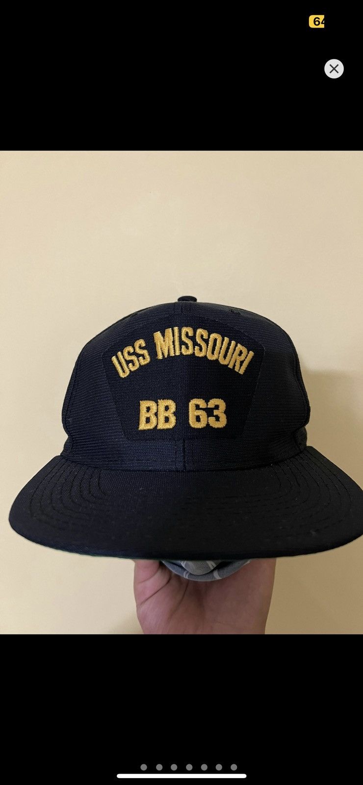 Vintage ***FINAL DROP***RARE USS MISSOURI BB 63 NEW ERA SNAPBACK CAP Size ONE SIZE - 1 Thumbnail