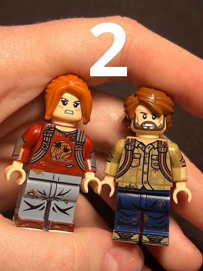 Other the last of us 2 minifigure matching keychain ellie joel Size ONE SIZE - 7 Thumbnail