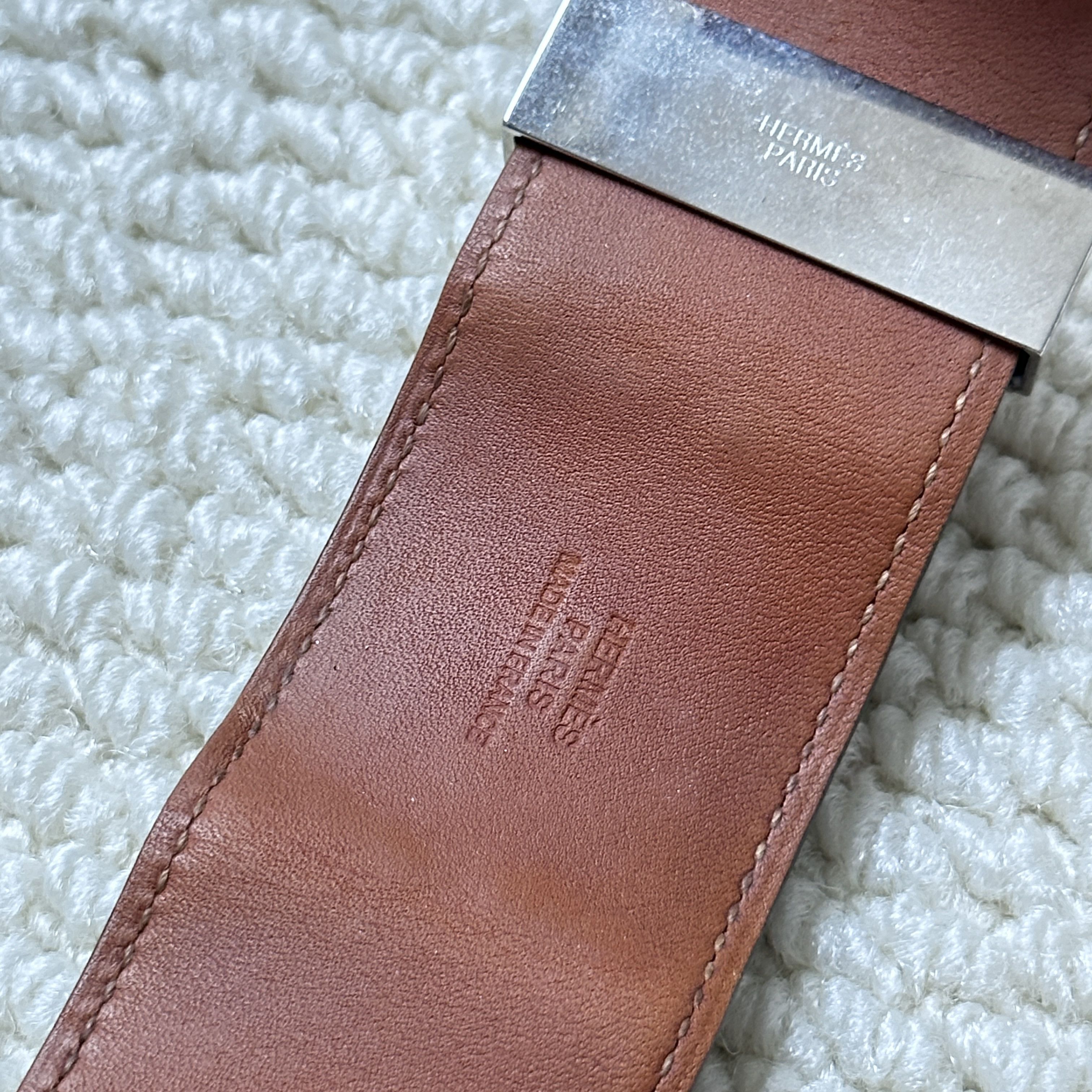 Hermes HERMÈS BLUE LEATHER COLLIER DE CHIEN BRACELET Size ONE SIZE - 4 Thumbnail