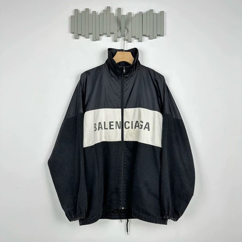 Balenciaga Balenciaga Logo Print Nylon Jacket Size US M / EU 48-50 / 2 - 1 Thumbnail
