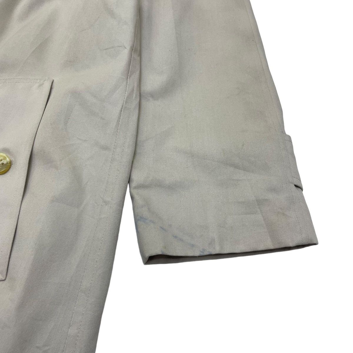 Burberry 🔥Vintage Burberrys England Trench Coat Nova Check Jacket Size S / US 4 / IT 40 - 4 Thumbnail