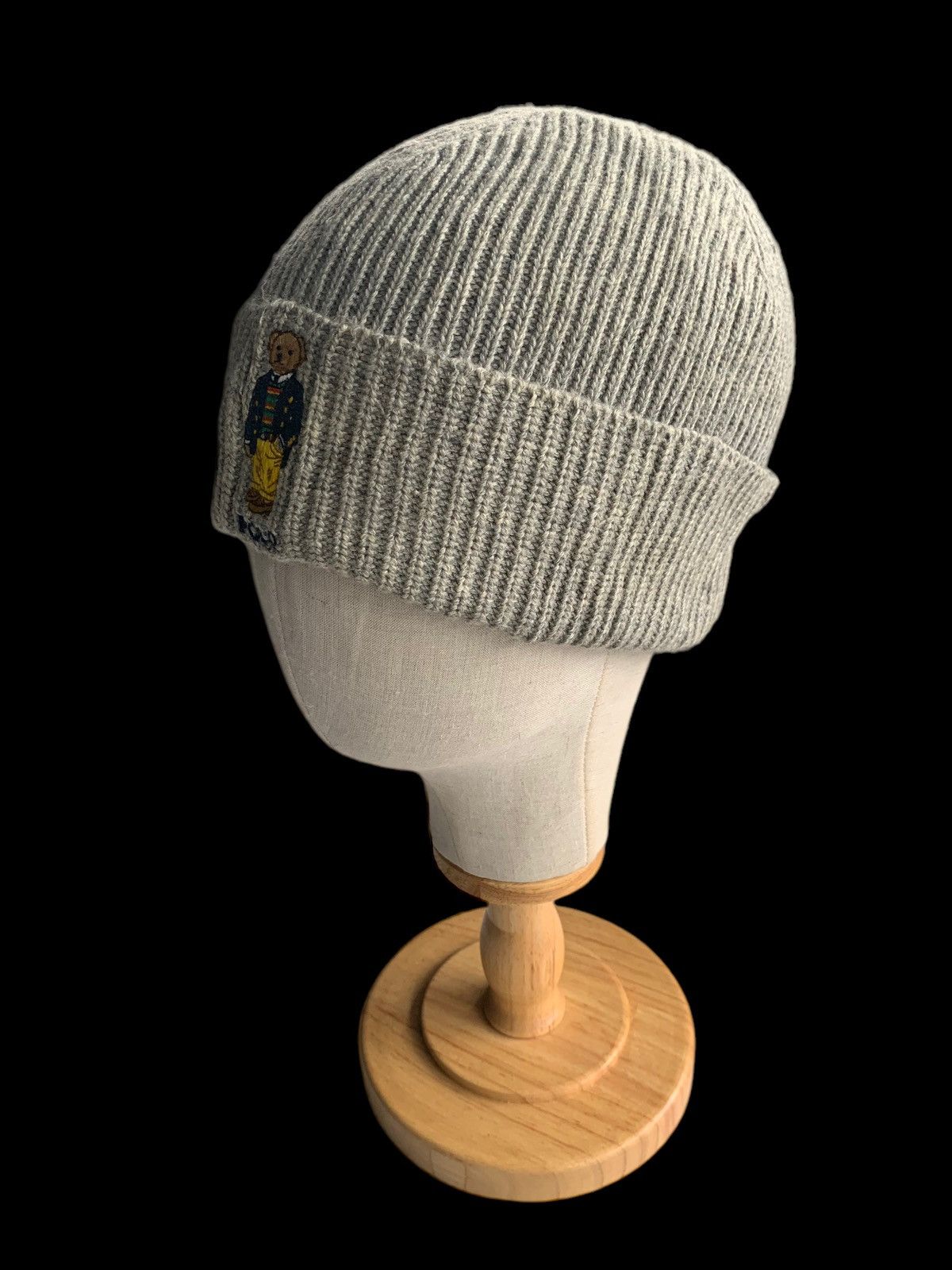 RRL Ralph Lauren Polo Ralph Lauren Bear Hairy Rare Distressed Beanie Hats Size ONE SIZE - 4 Thumbnail