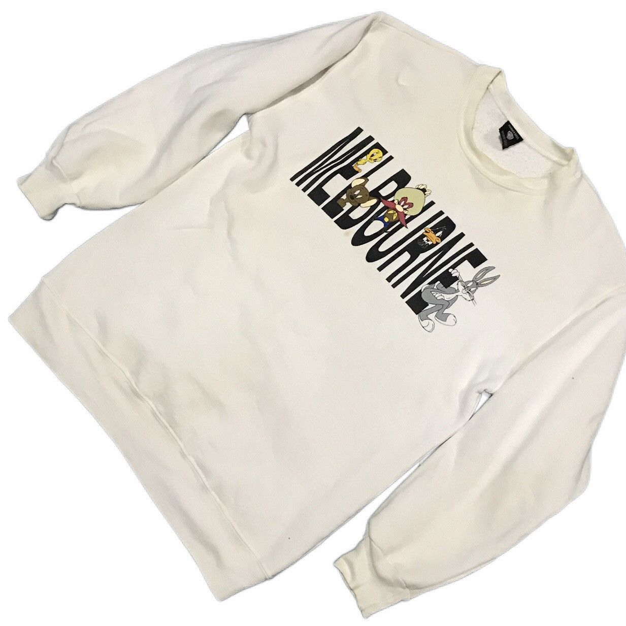 Vintage × Warner Bros 90s looney tunes melbourne sweater made in usa Size US M / EU 48-50 / 2 - 2 Thumbnail