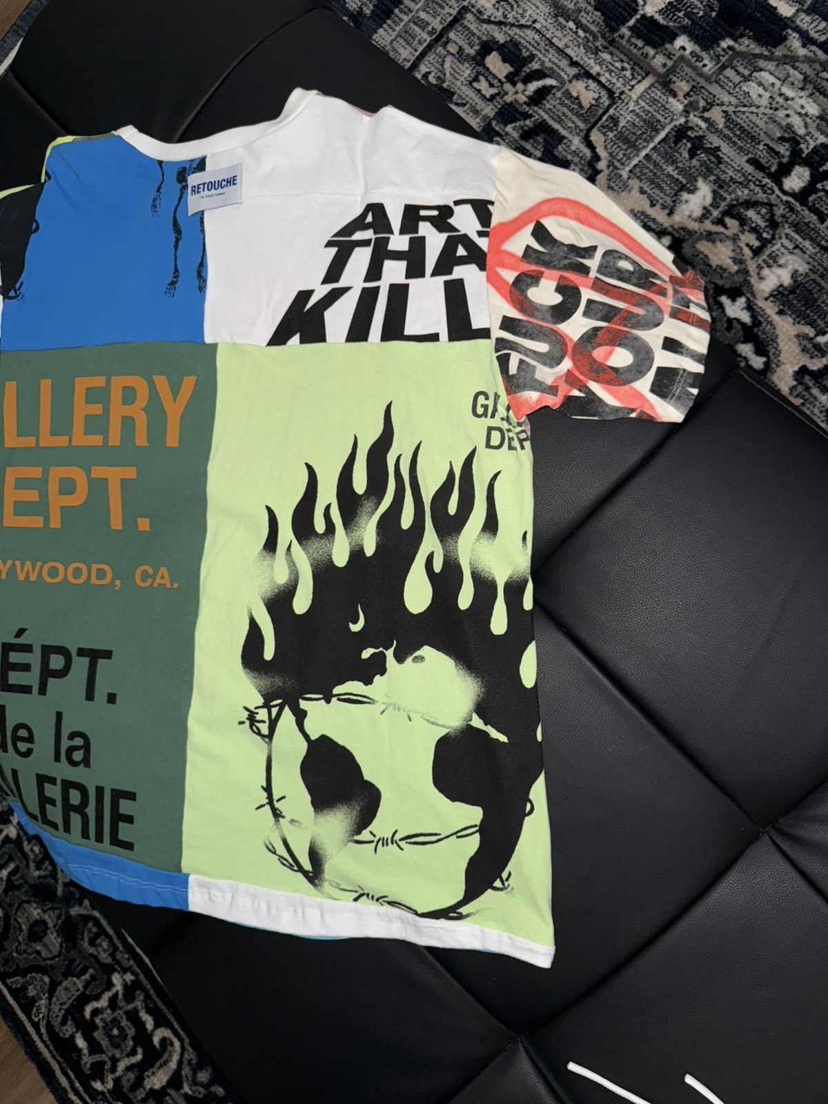 Gallery Dept. Gallery dept retouche logo t shirt Size US XL / EU 56 / 4 - 6 Thumbnail