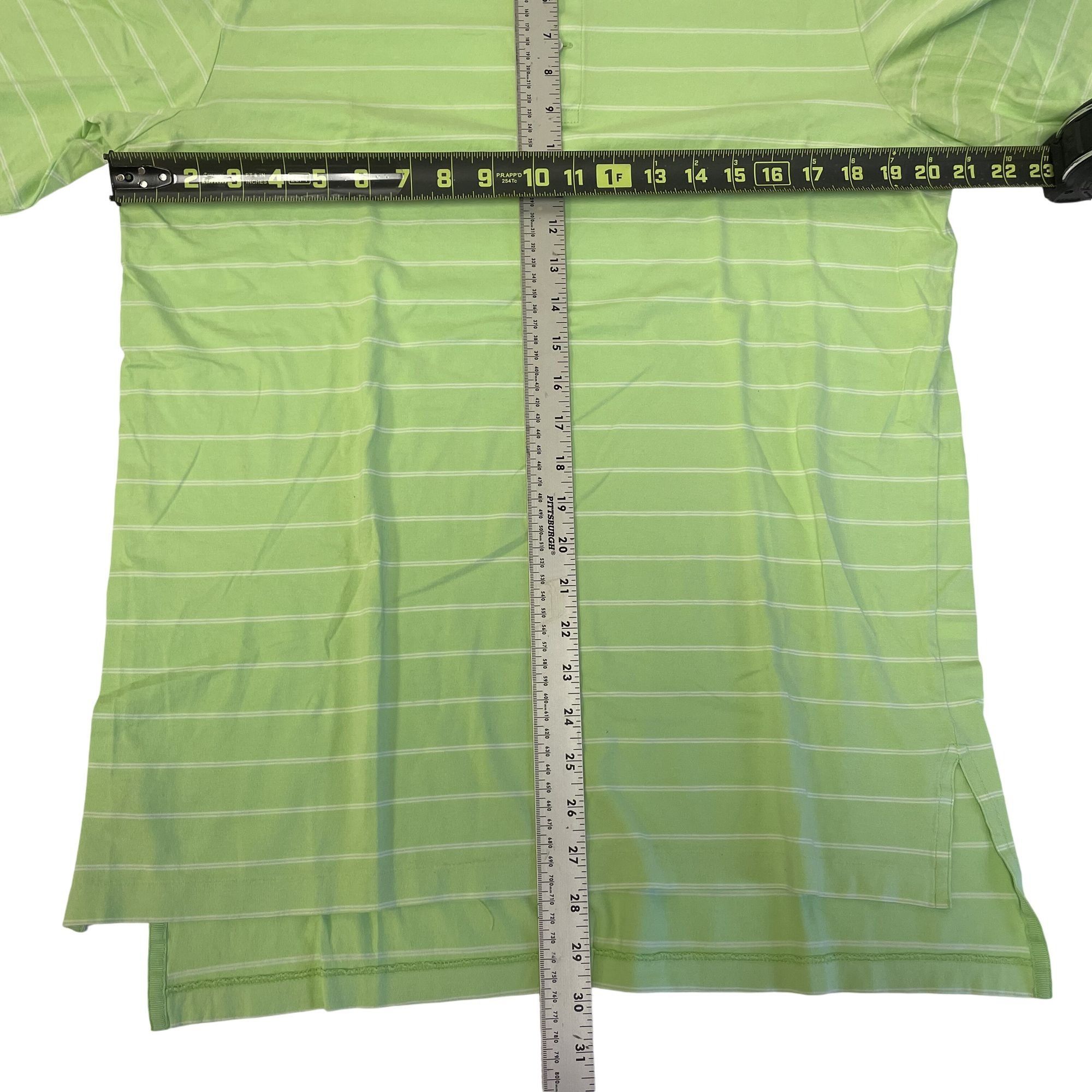 Ralph Lauren Ralph Lauren NEON LIME Stripe PIMA Cotton POLO Golf Shirt Size US M / EU 48-50 / 2 - 6 Thumbnail