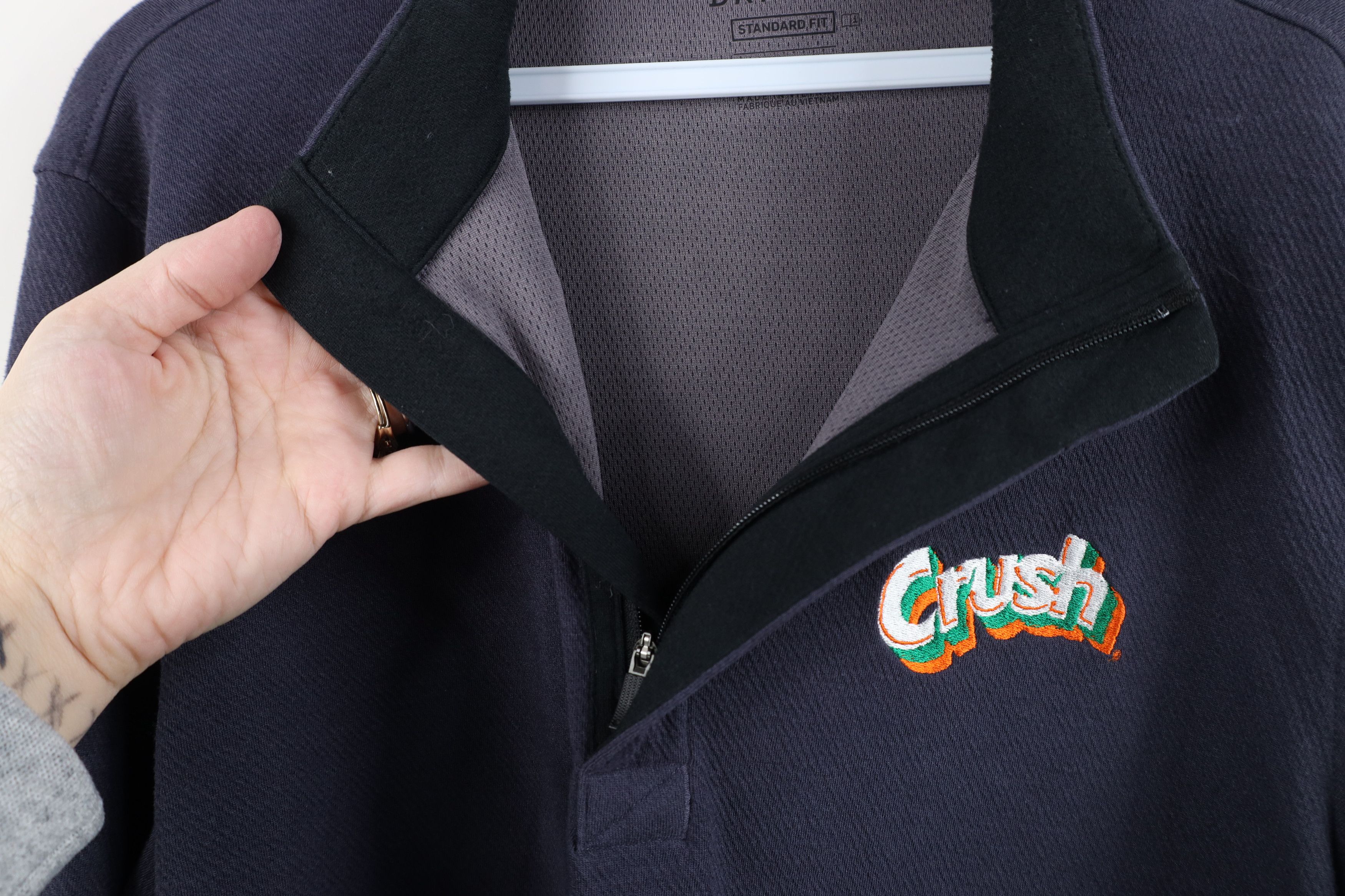 Nike Nike Dri-Fit Orange Crush Soda Pop Half Zip Sweater Blue Size US L / EU 52-54 / 3 - 7 Thumbnail