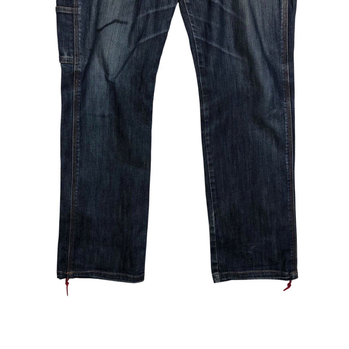 Japanese Brand 📌Rich Blue Vintage Denim Biker Pants Resque Squad Size 34" / US 12 / IT 48 - 6 Thumbnail