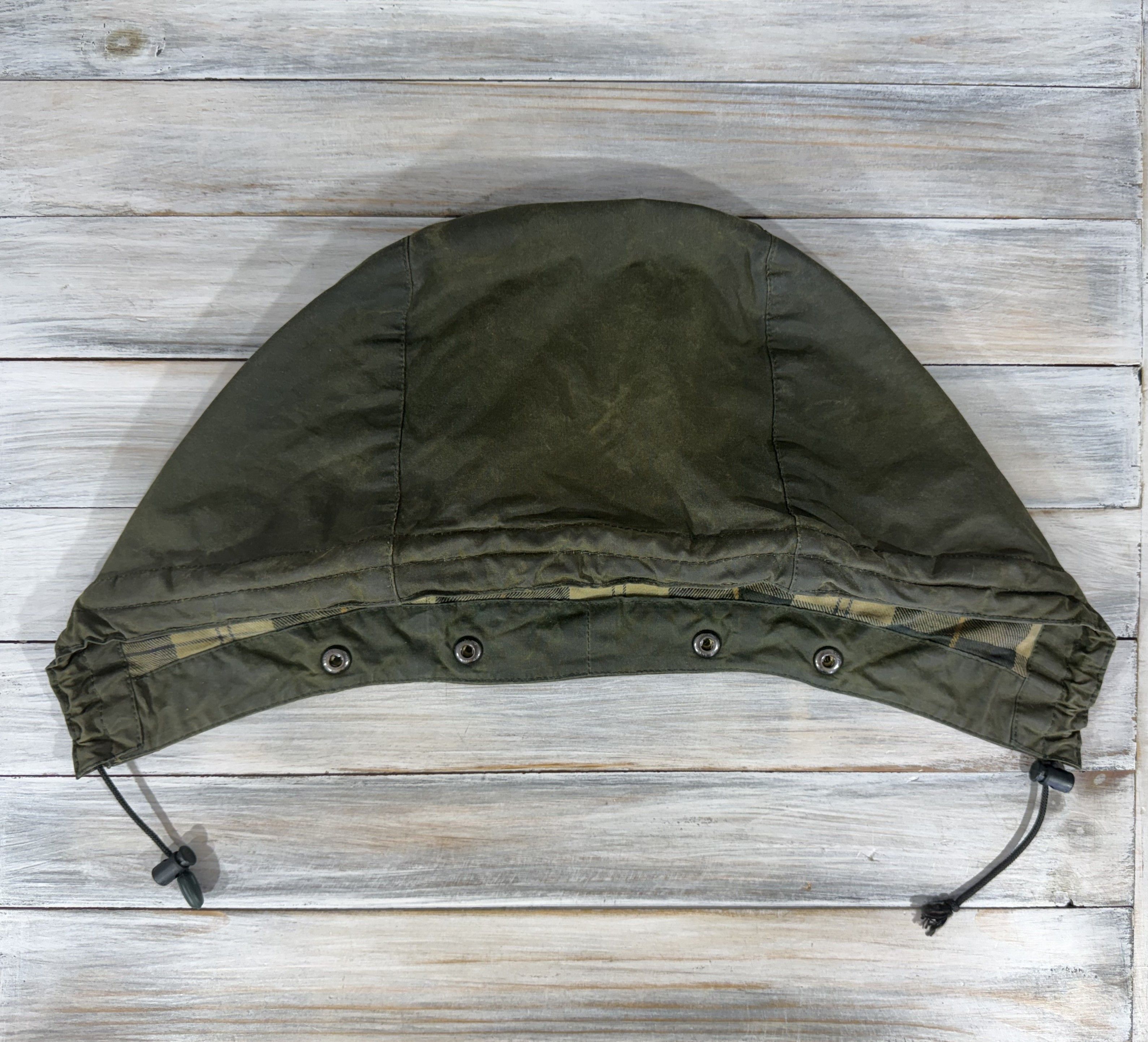 Barbour BARBOUR Wax Hood For Waxed Cotton Jacket Green One Size Size ONE SIZE - 11 Thumbnail
