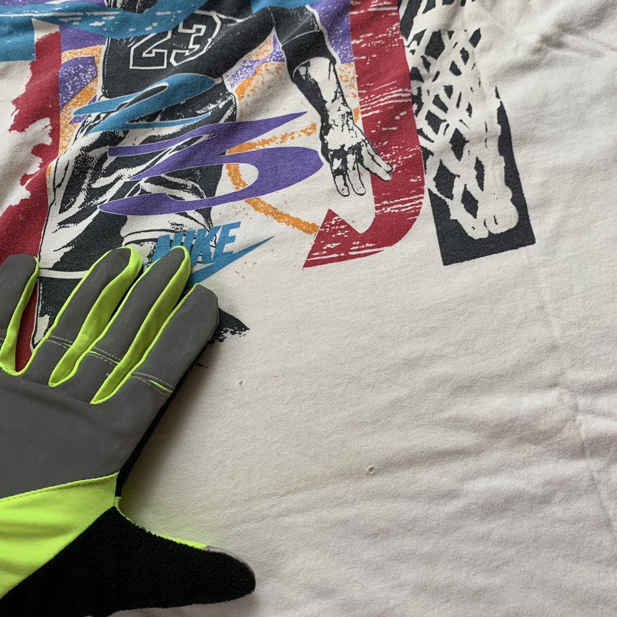 Jordan Brand Rare vintage tee Nike x Jordan Big Logo 1990 Size US XL / EU 56 / 4 - 3 Thumbnail