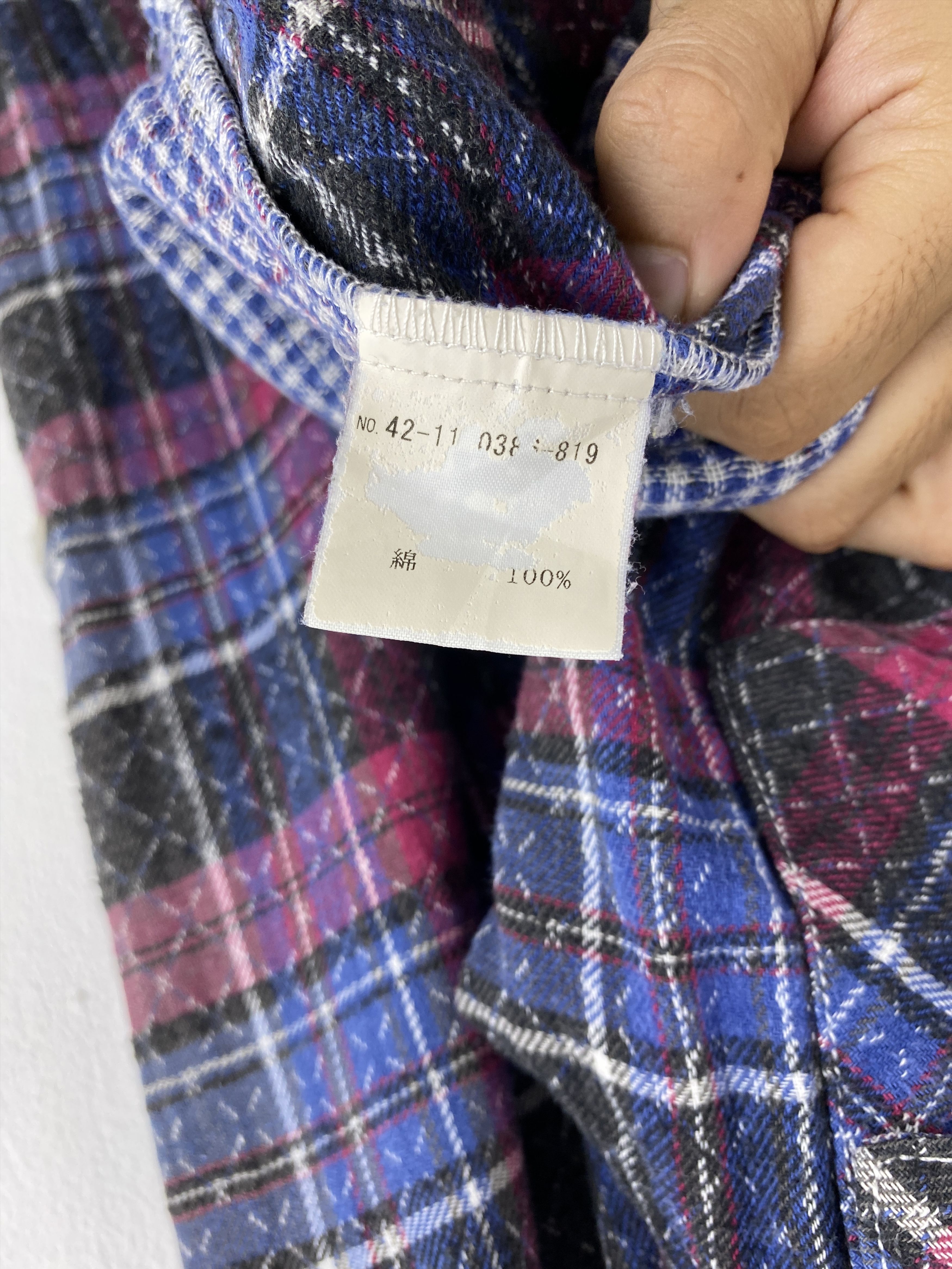 Beams Plus Vintage Beams Button Ups Checkered Long Sleeve Shirt JA0136 Size US L / EU 52-54 / 3 - 7 Thumbnail