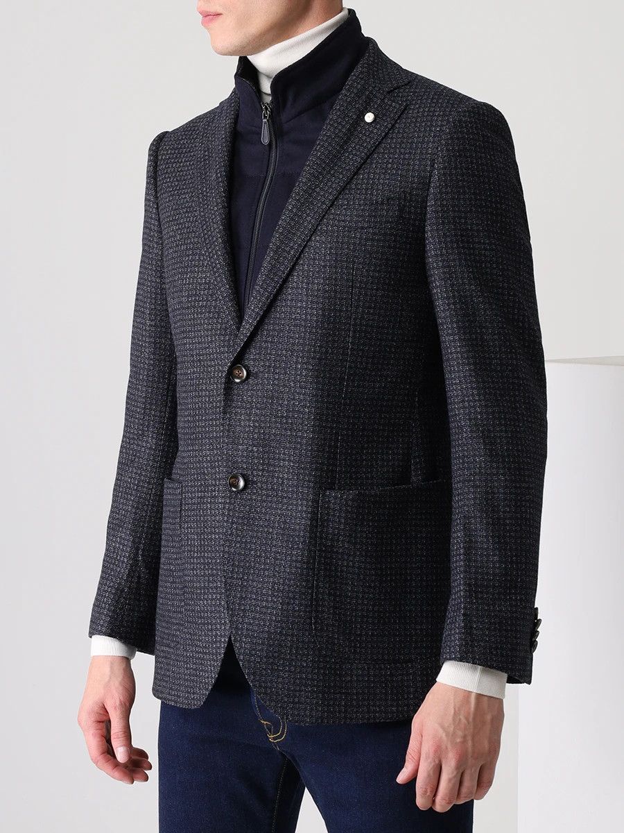 Luigi Bianchi L.B.M. 1911 Luigi Bianchi Mantova Removable Sport Coat Size US M / EU 48-50 / 2 - 1 Thumbnail