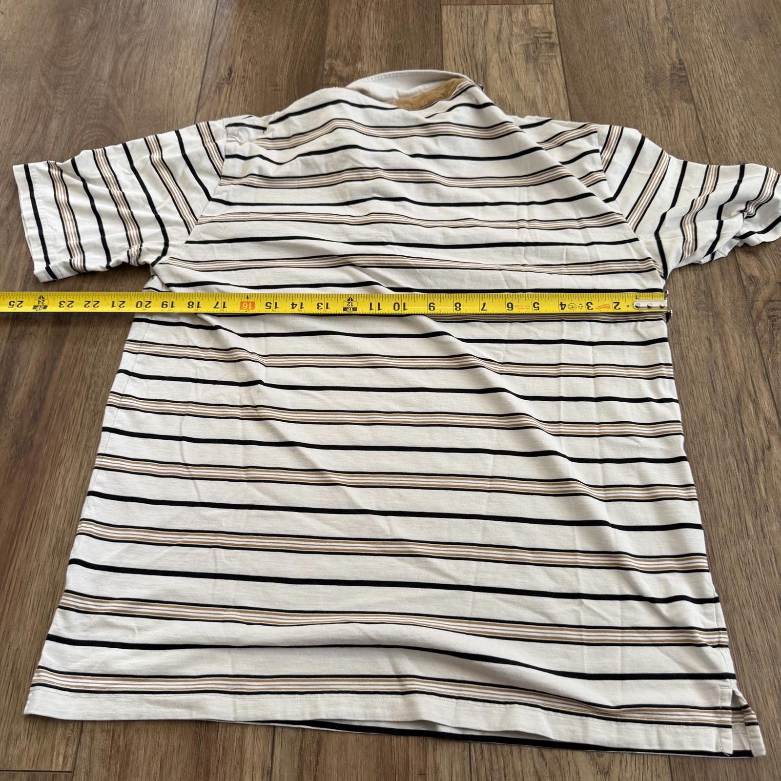 Puritan Vintage 90s Puritan Striped Polo Pocket Shirt Size US M / EU 48-50 / 2 - 7 Thumbnail
