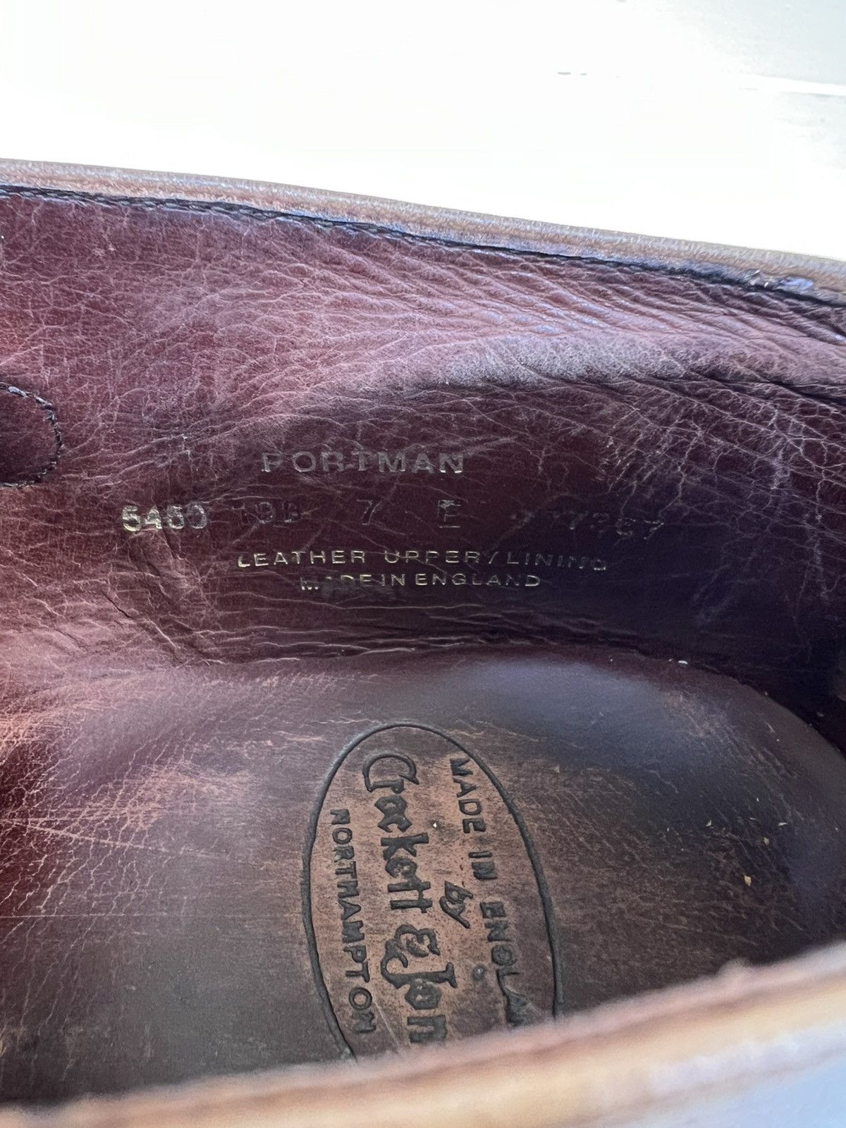 Crockett & Jones Crockett & Jones Portman Brown Leather Monk Strap Shoes Size US 8 / EU 41 - 18 Thumbnail