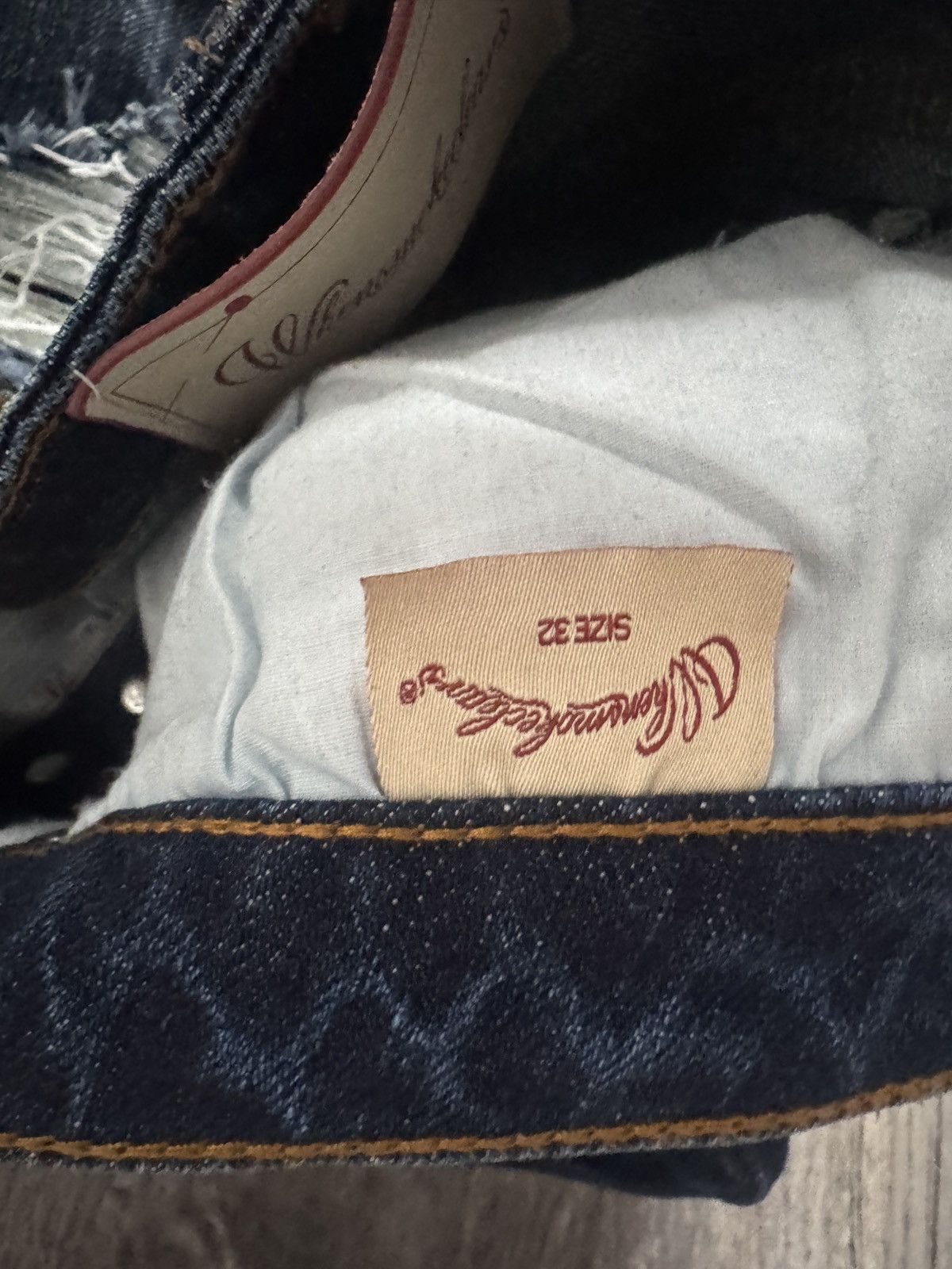 Whensmokeclears When Smoke Clears x Fumi Diamond Dark Wash Jeans SIZE 32 Size US 32 / EU 48 - 7 Thumbnail