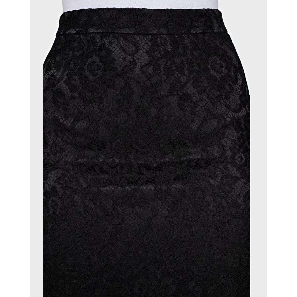 Dolce & Gabbana Dolce & Gabbana Black Lace Skirt Sz.XXS Size 25" / US 0 / IT 36 - 4 Thumbnail