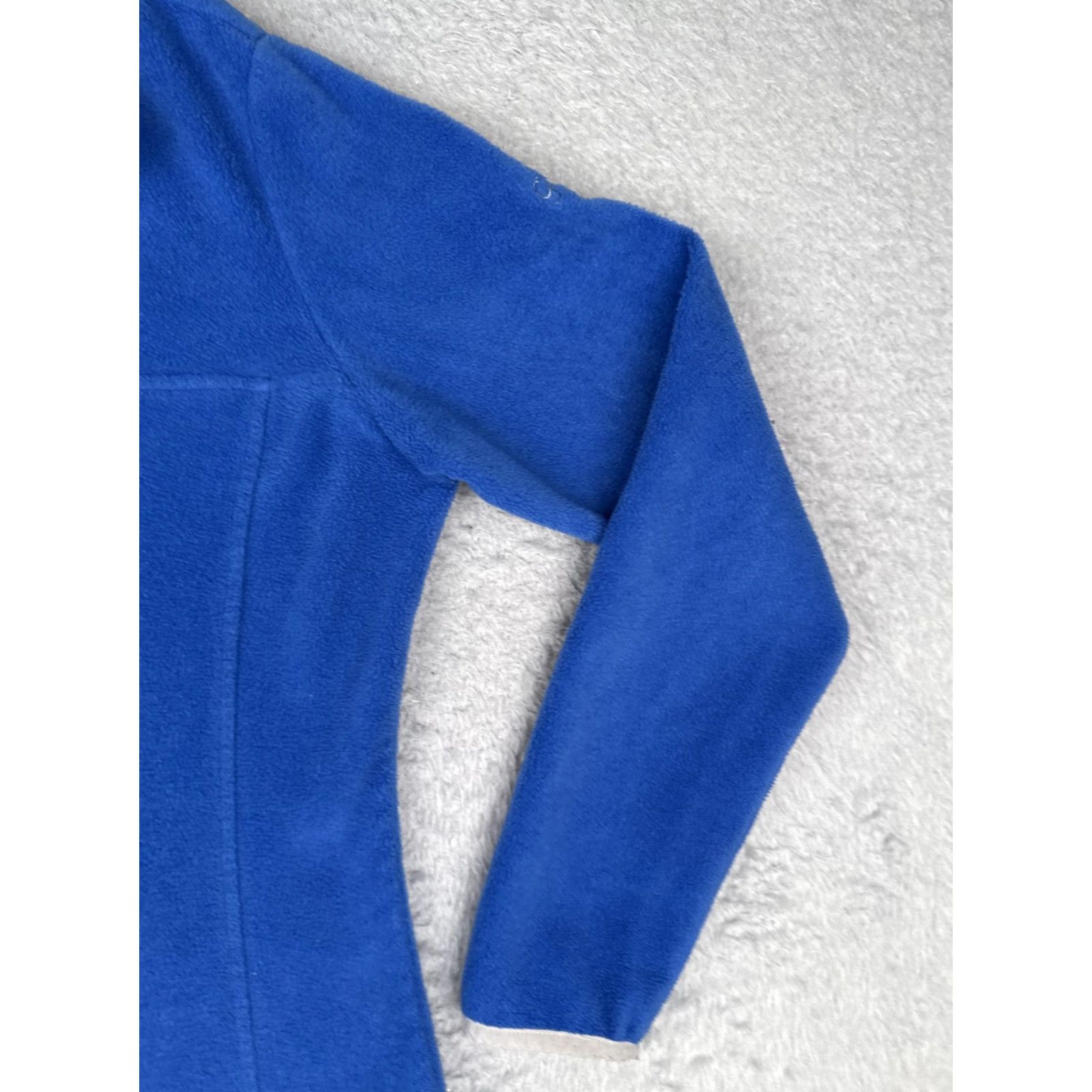Vintage Columbia Sweater Womens Large Blue Quarter Snap Fleece Pullover Outdoors Size L / US 10 / IT 46 - 2 Thumbnail