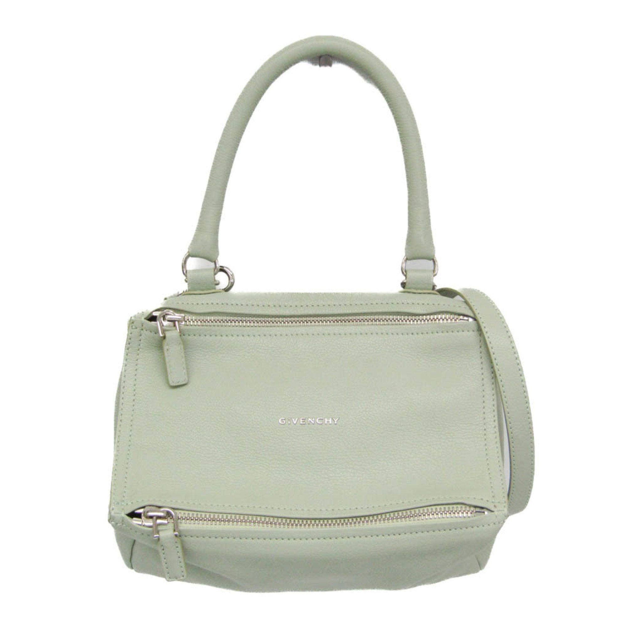 Givenchy Givenchy Pandora Small BB05251013 Women's Leather Handbag,Shoulder Bag Light Green Size ONE SIZE - 1 Thumbnail