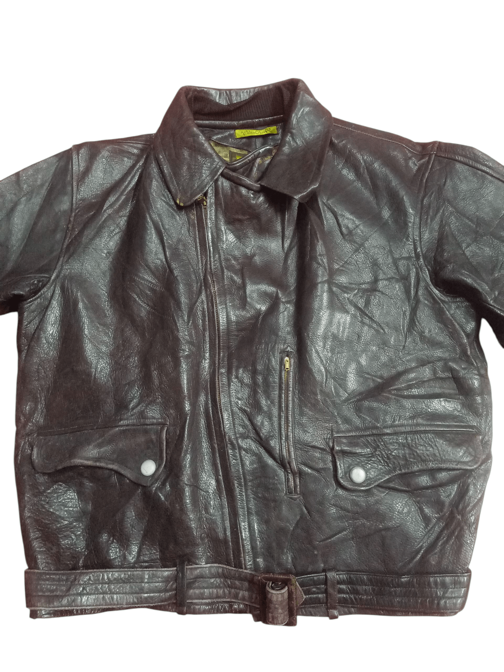 Other 🌟Hawks Jumper Leather Double Collar Jacket Men🌟 Size US L / EU 52-54 / 3 - 1 Thumbnail