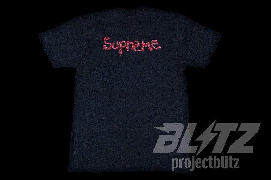 Supreme SS17 SUPREME MIKE HILL BRAIN TEE T-SHIRT NAVY L LARGE 2017 Size US L / EU 52-54 / 3 - 3 Thumbnail
