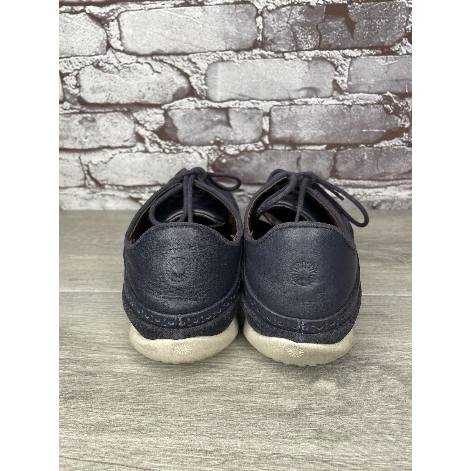 Ugg UGG Energ Blue Leather Cali Wingtip Derby Shoes Men’s Sz 8.5 Size US 8.5 / EU 41-42 - 4 Thumbnail