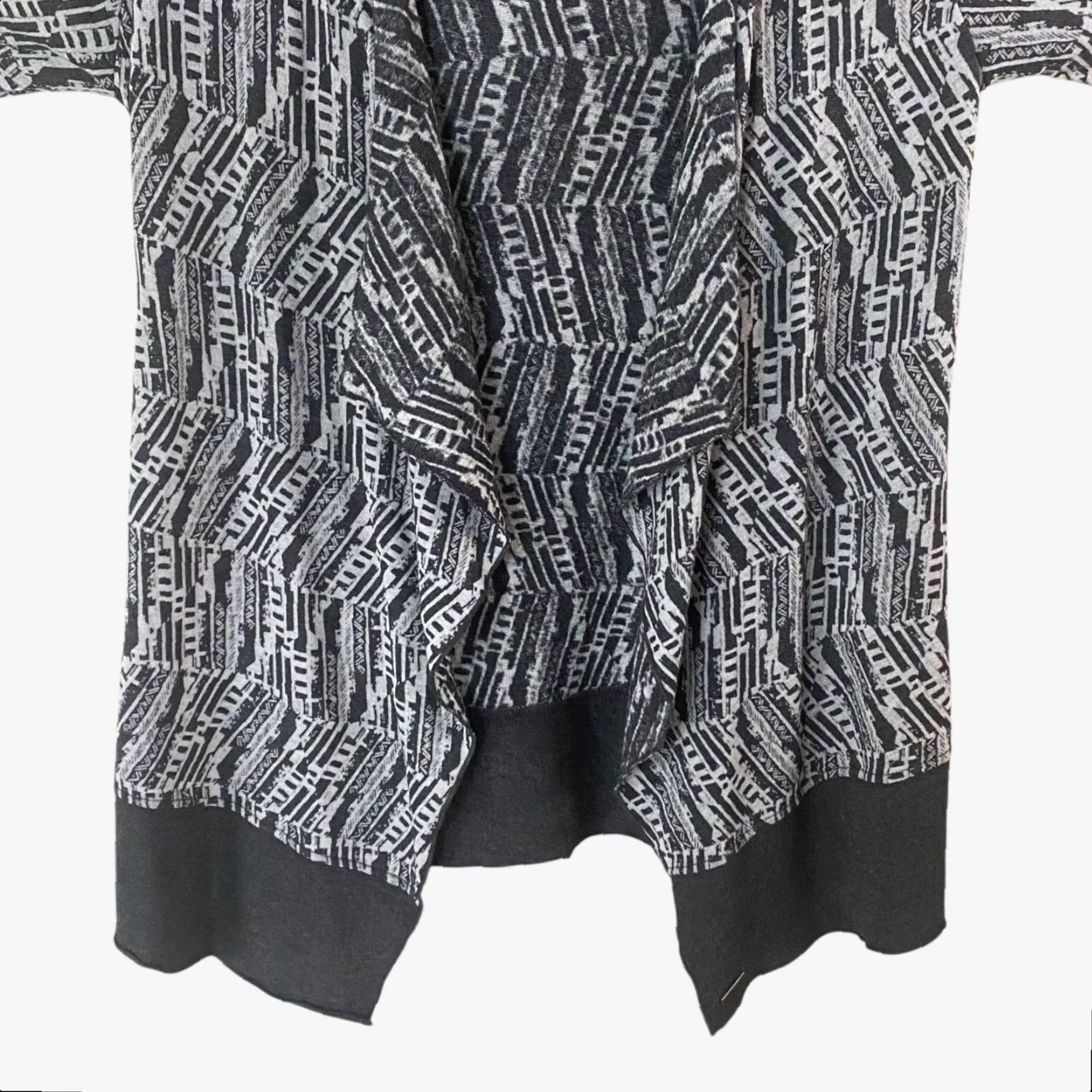Prana Prana Graceful Wrap Cardigan Women's S Lightweight Hooded Open-Front Sweater Gray Bohemian Size S / US 4 / IT 40 - 7 Thumbnail