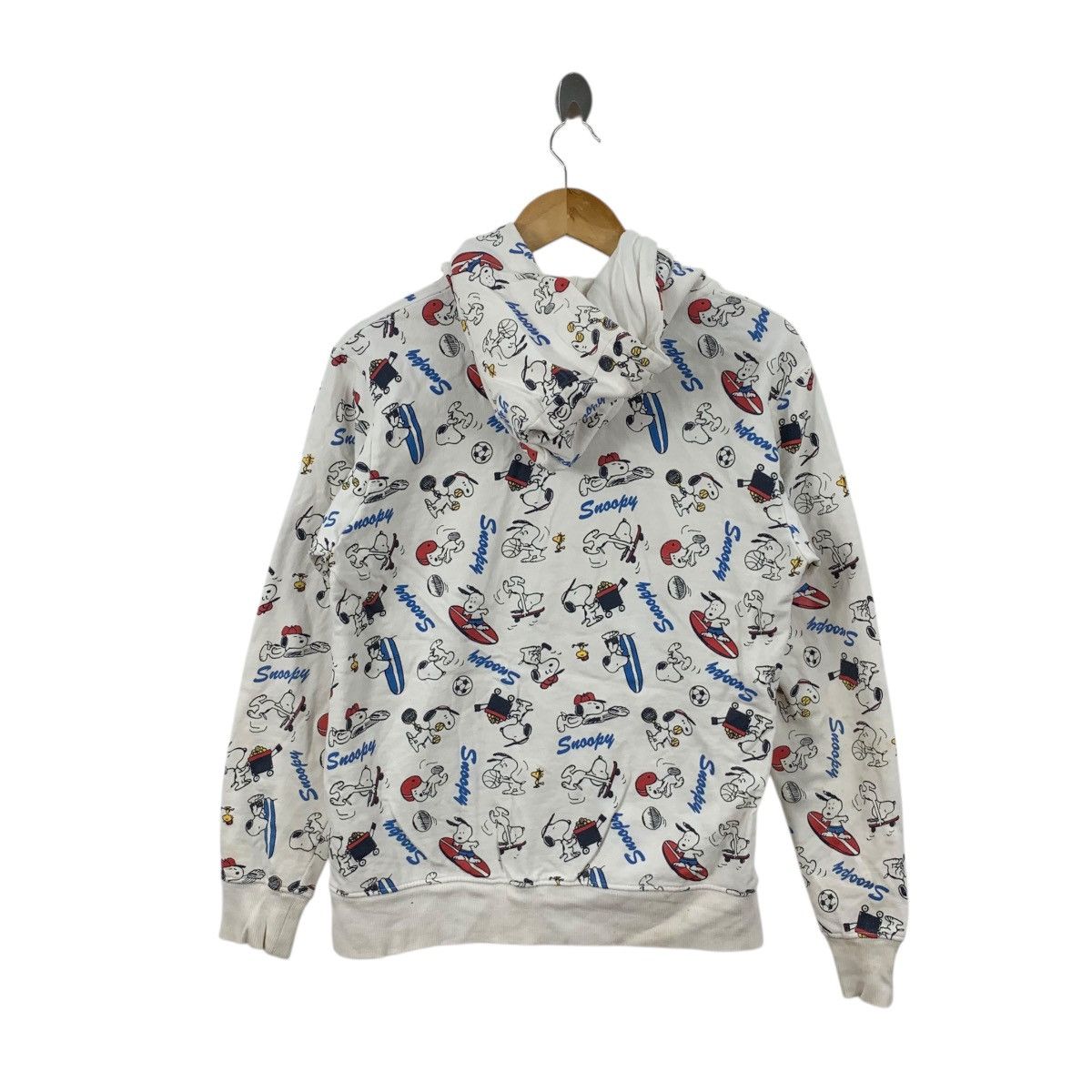 Peanuts PEANUTS SNOOPY WOODSTOCK Over Print Hoodie Sweatshirt Jumper Size L / US 10 / IT 46 - 7 Thumbnail