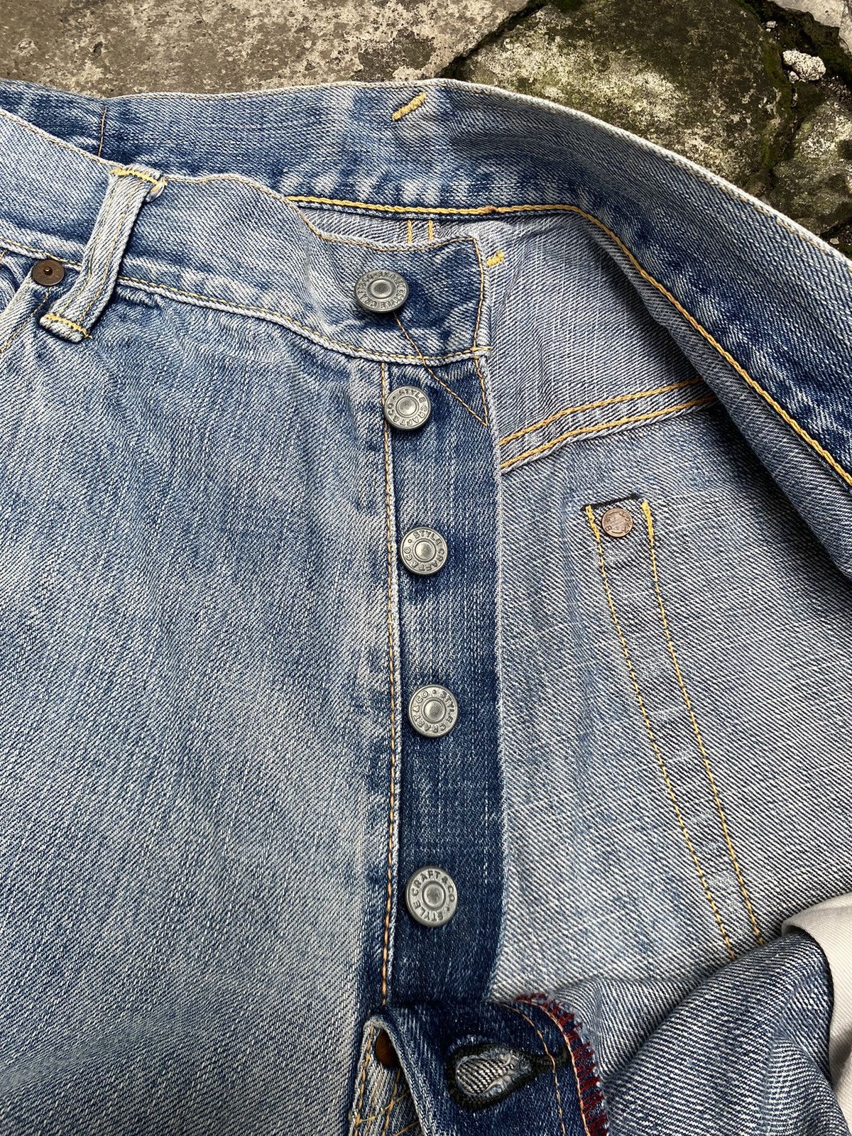 Evisu Evisu Faded Blue Straight Denim Pants Size US 36 / EU 52 - 4 Thumbnail