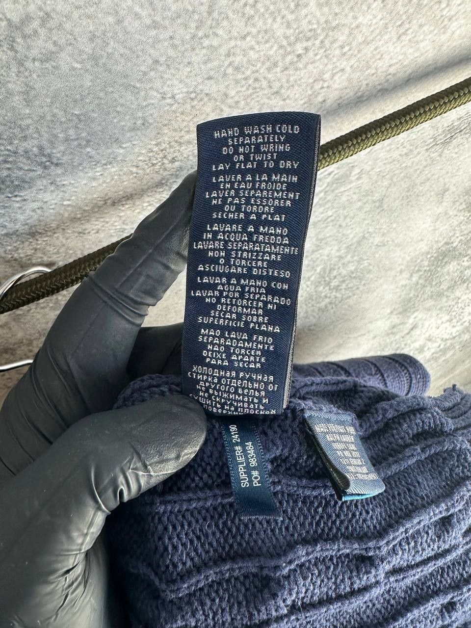Ralph Lauren Sport Ralph Lauren Sport Vintage Cable Knit Cardigan Navy Sweater Size US L / EU 52-54 / 3 - 14 Thumbnail