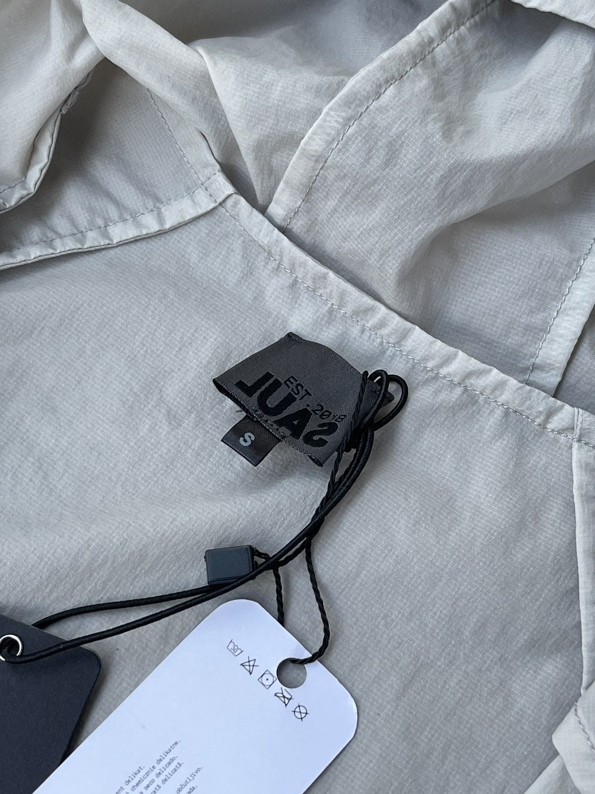 Saul Nash !DS! SS23 Saul Nash Light Grey Technical Windbreaker Size US S / EU 44-46 / 1 - 19 Thumbnail