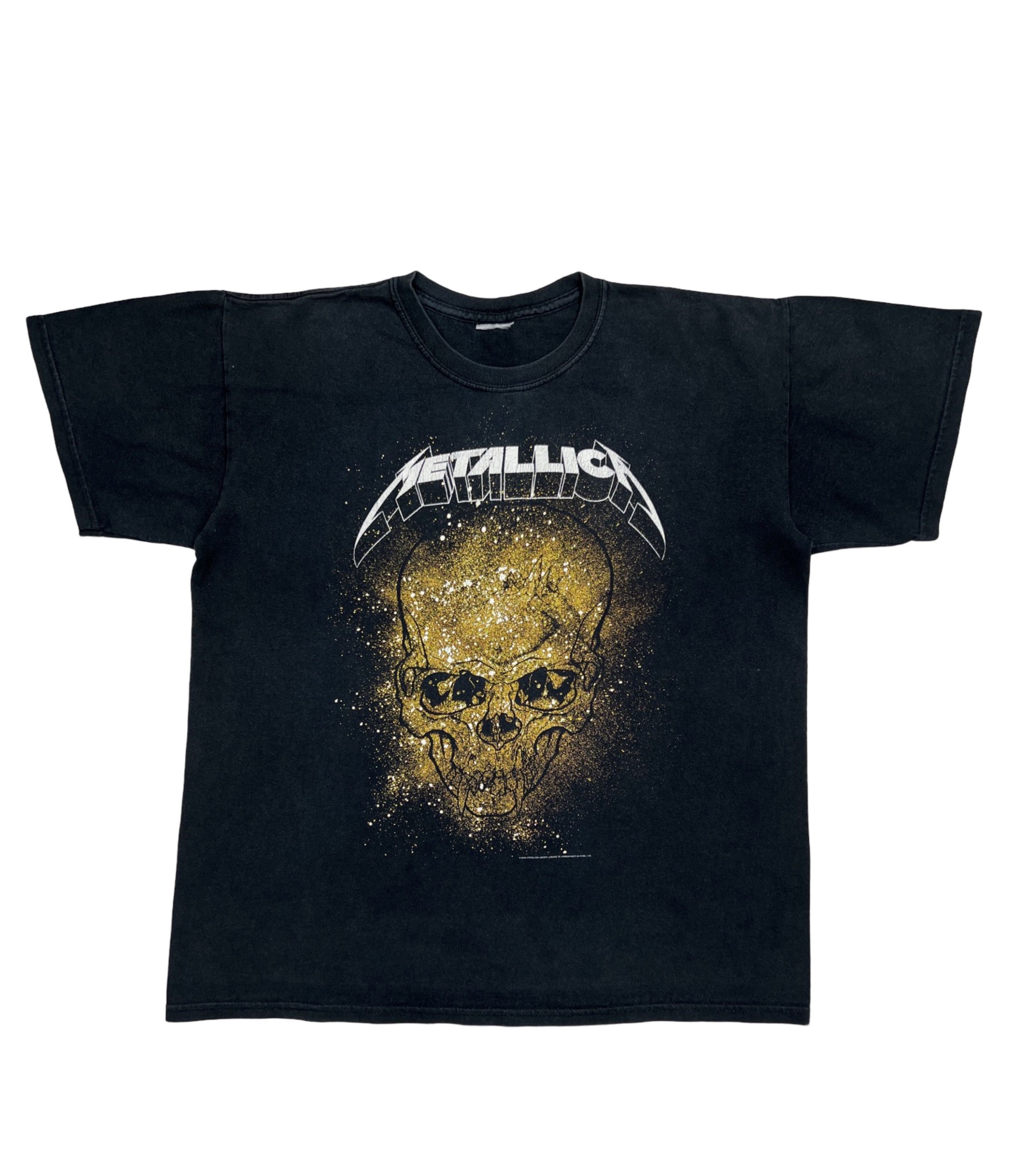 Band Tees × Vintage 00s Metallica Crazy Skull Printed Cropped Tee Size US S / EU 44-46 / 1 - 1 Thumbnail