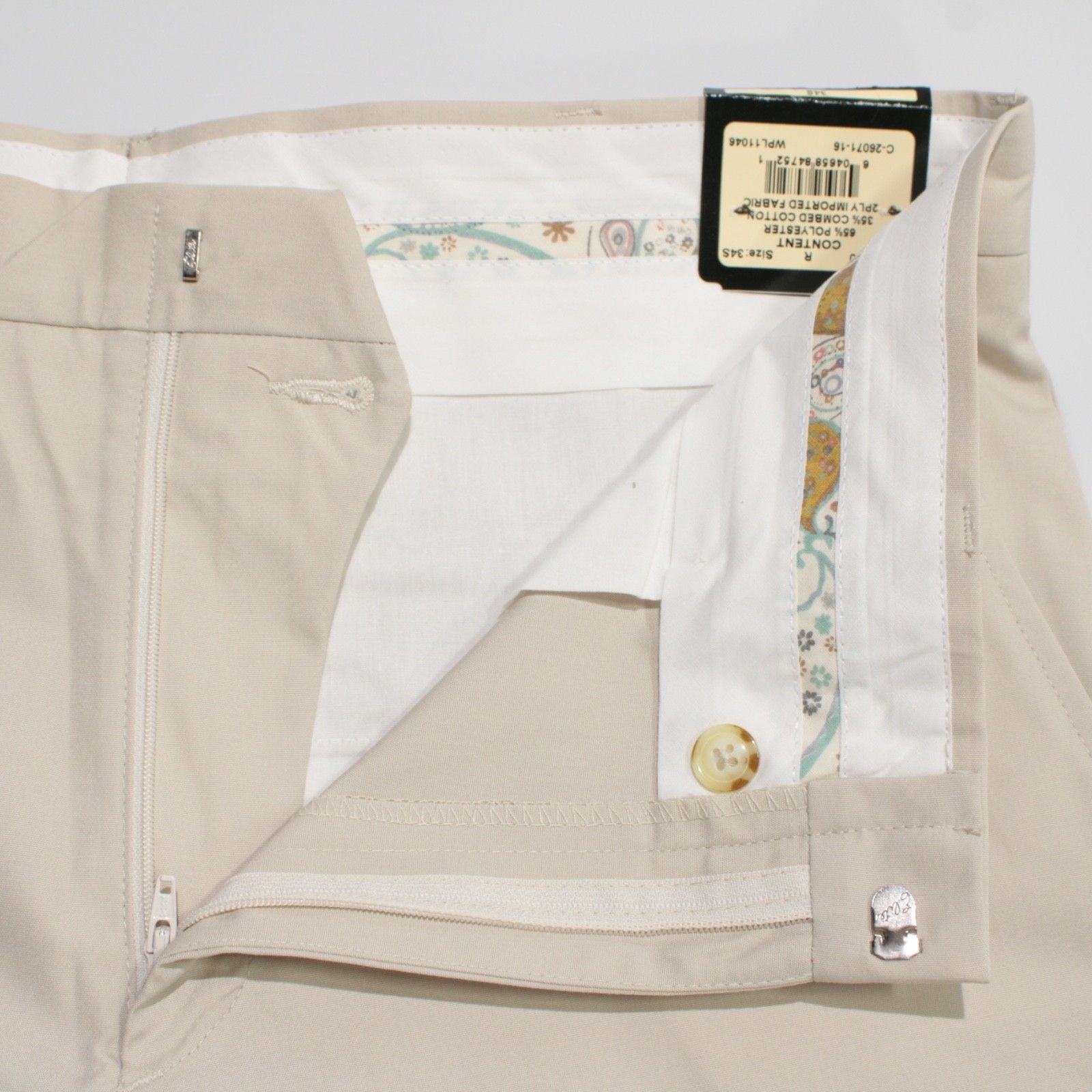 Berle Berle New with tags Dress Pants Size 34 US In Beige Size US 34 / EU 50 - 3 Thumbnail