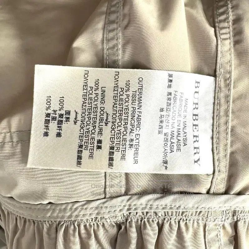 Burberry Burberry Brown Polyester Women's Trench Coat. Size S / US 4 / IT 40 - 5 Thumbnail