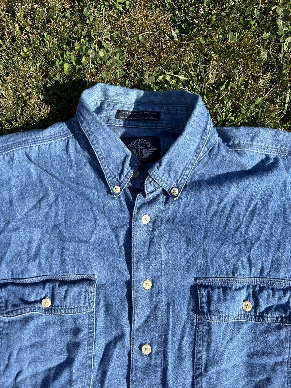 Dockers Dockers Denim Style Jean Shirt Size US L / EU 52-54 / 3 - 2 Thumbnail